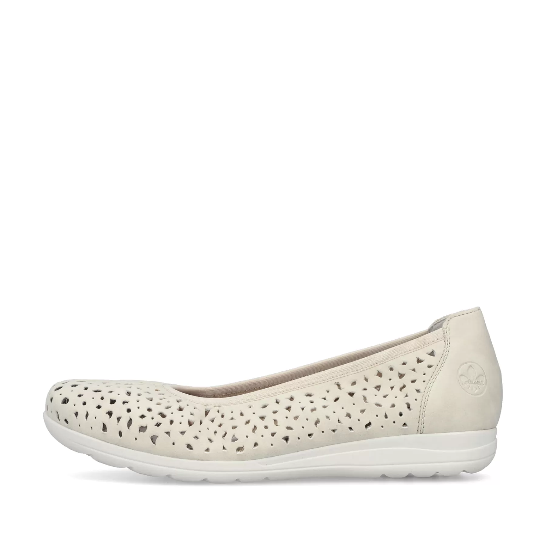 Discount Baleriny Damskie W Kolorze Jasnego Bezu Damski Niskie Buty I Kapcie