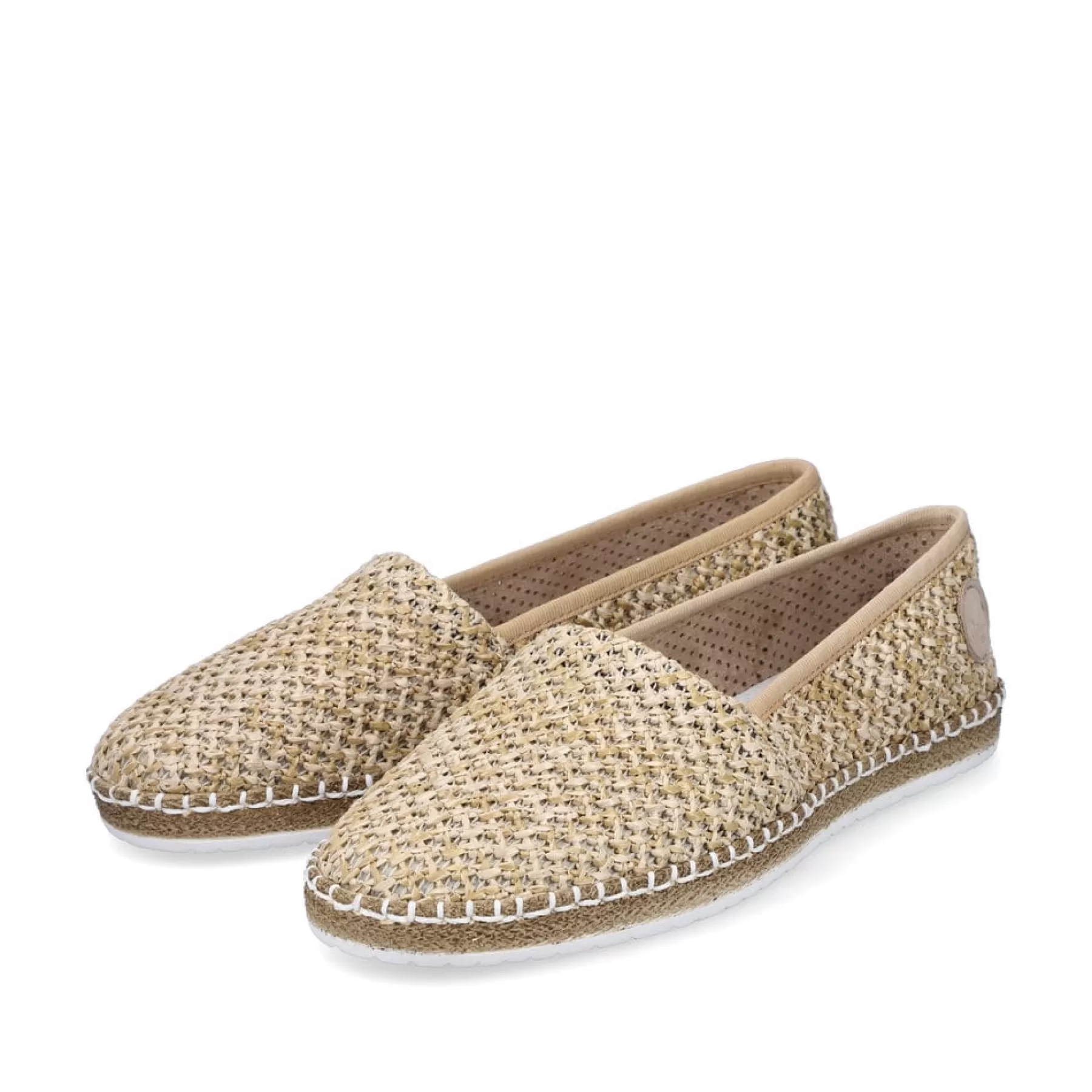 Store Baleriny Damskie W Kolorze Piaskowo-Bezowym Damski Niskie Buty I Kapcie