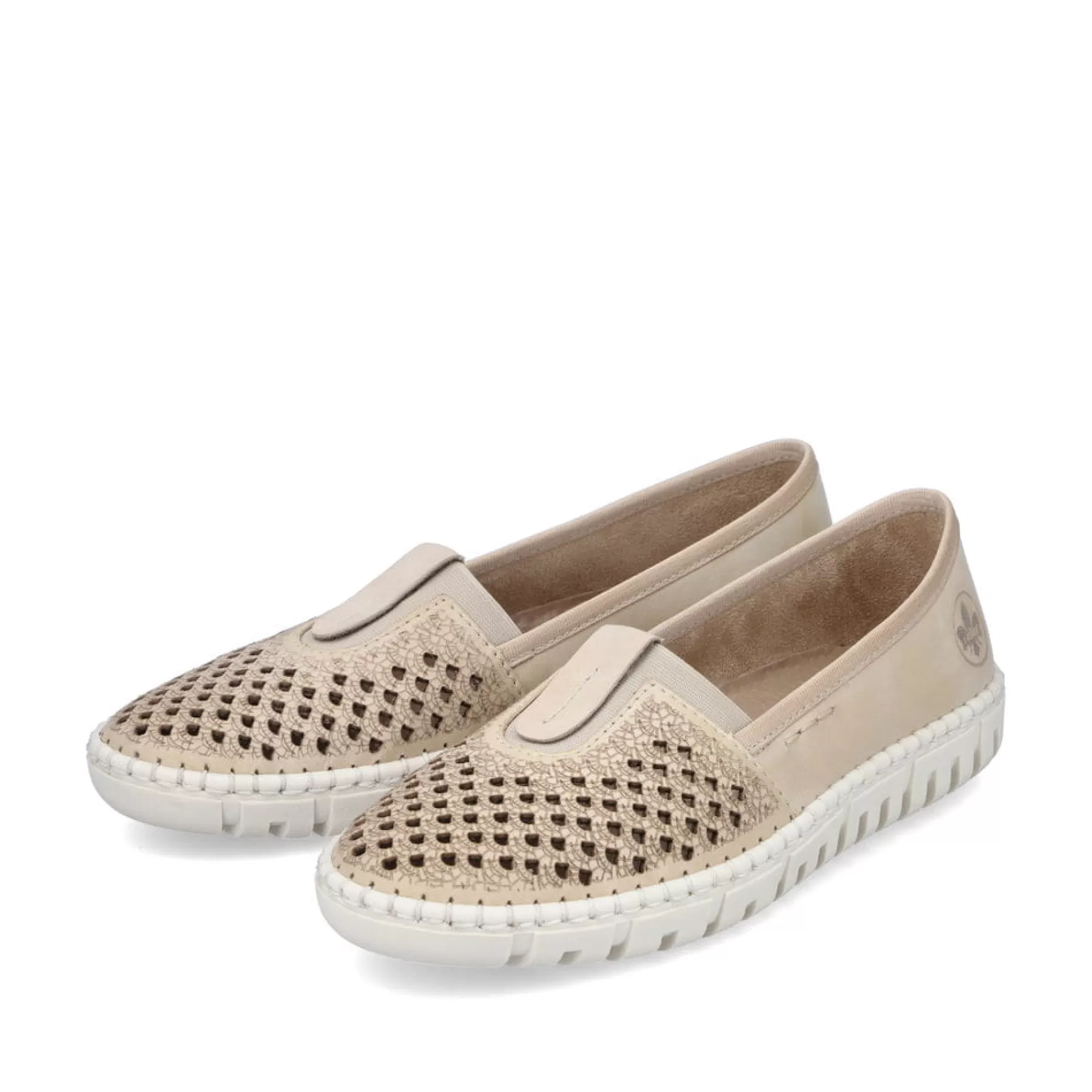 Discount Baleriny Damskie W Kolorze Piaskowo-Bezowym Damski Niskie Buty I Kapcie