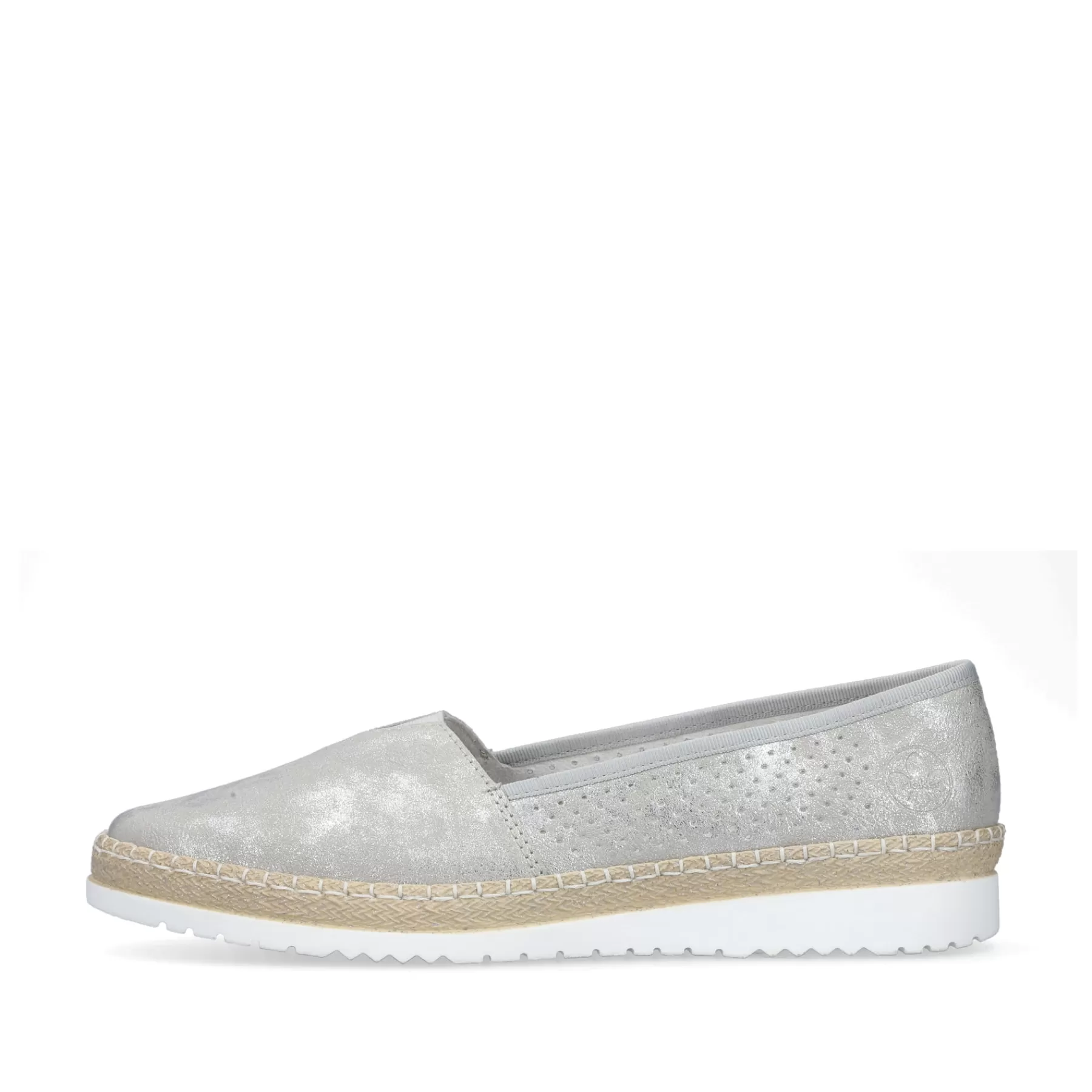 New Baleriny Damskie W Kolorze Srebrnym Damski Niskie Buty I Kapcie