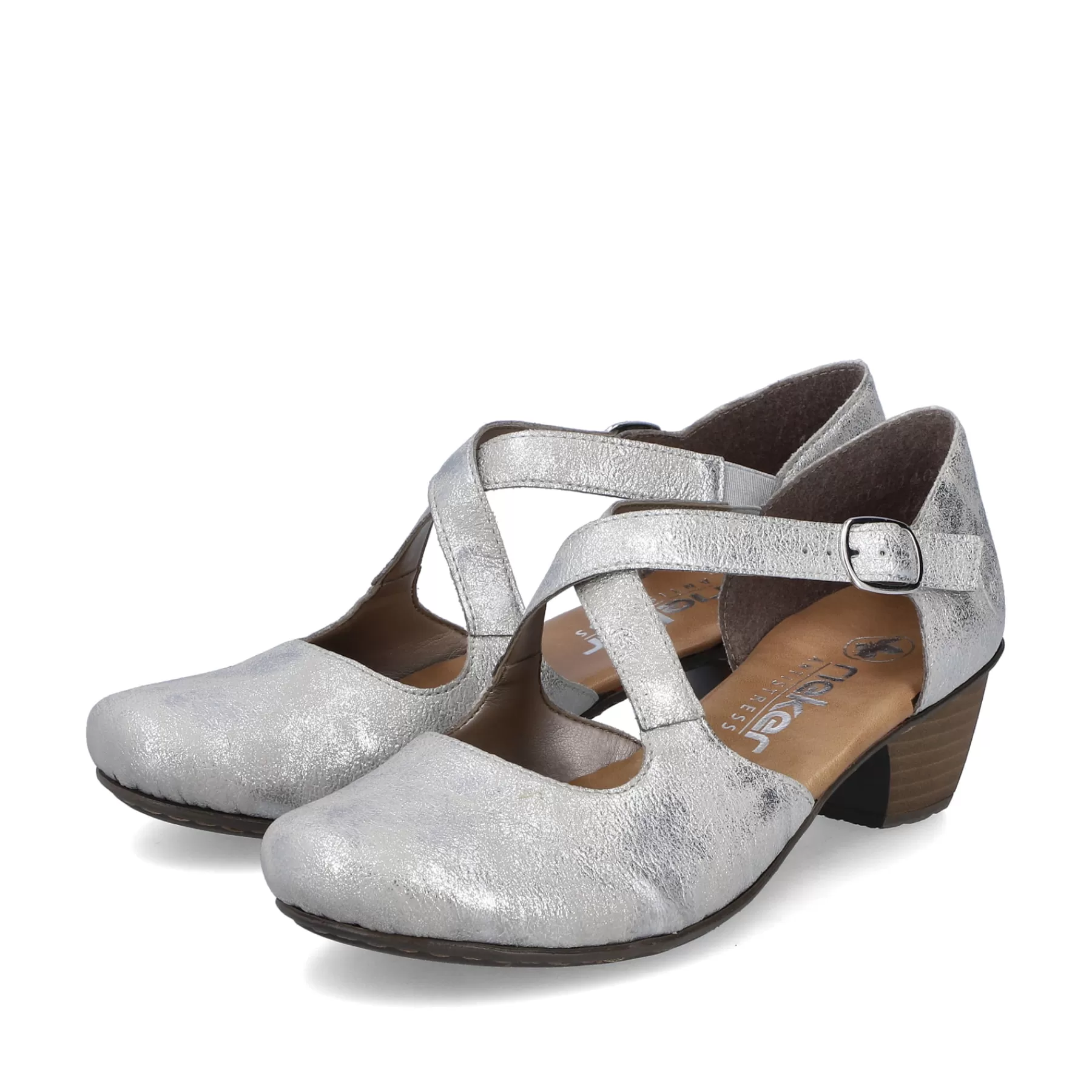 Shop Czolenka Damskie Srebrno-Platynowy Meskie Buty Biznesowe