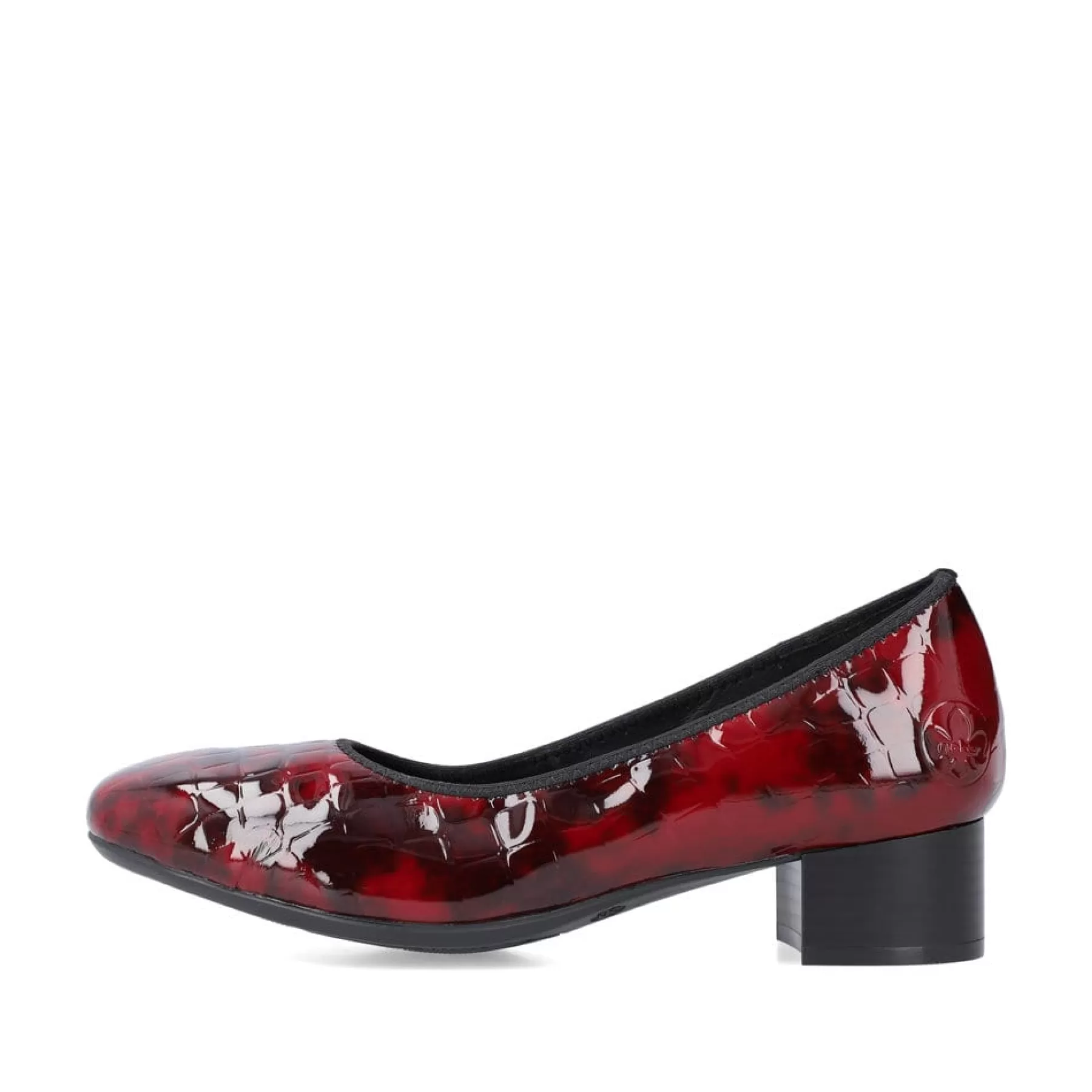 Fashion Czolenka Damskie W Kolorze Metalicznej Czerwieni Meskie Buty Biznesowe