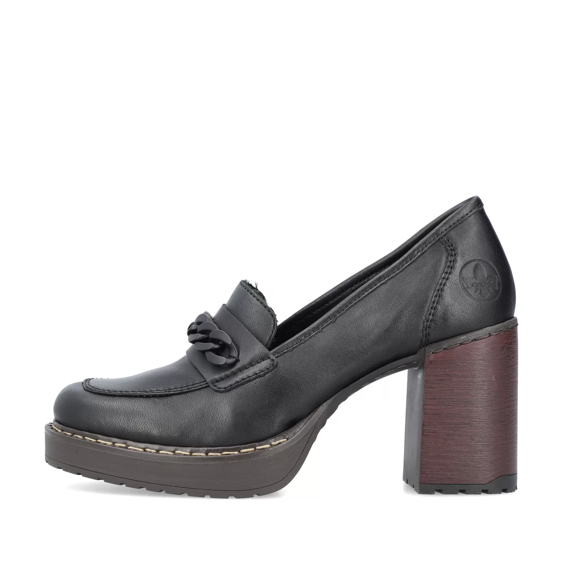 Store Czolenka Damskie W Kolorze Nocno-Czarnym Damski Buty Z Obcasami