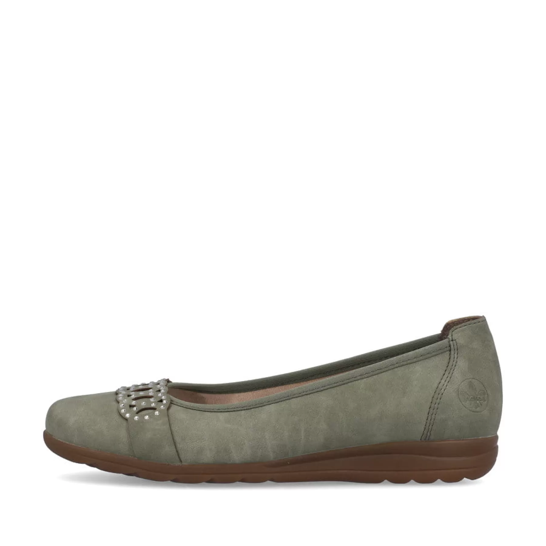 Discount Damskie Baleriny W Kolorze Mietowo-Zielonym Damski Niskie Buty I Kapcie