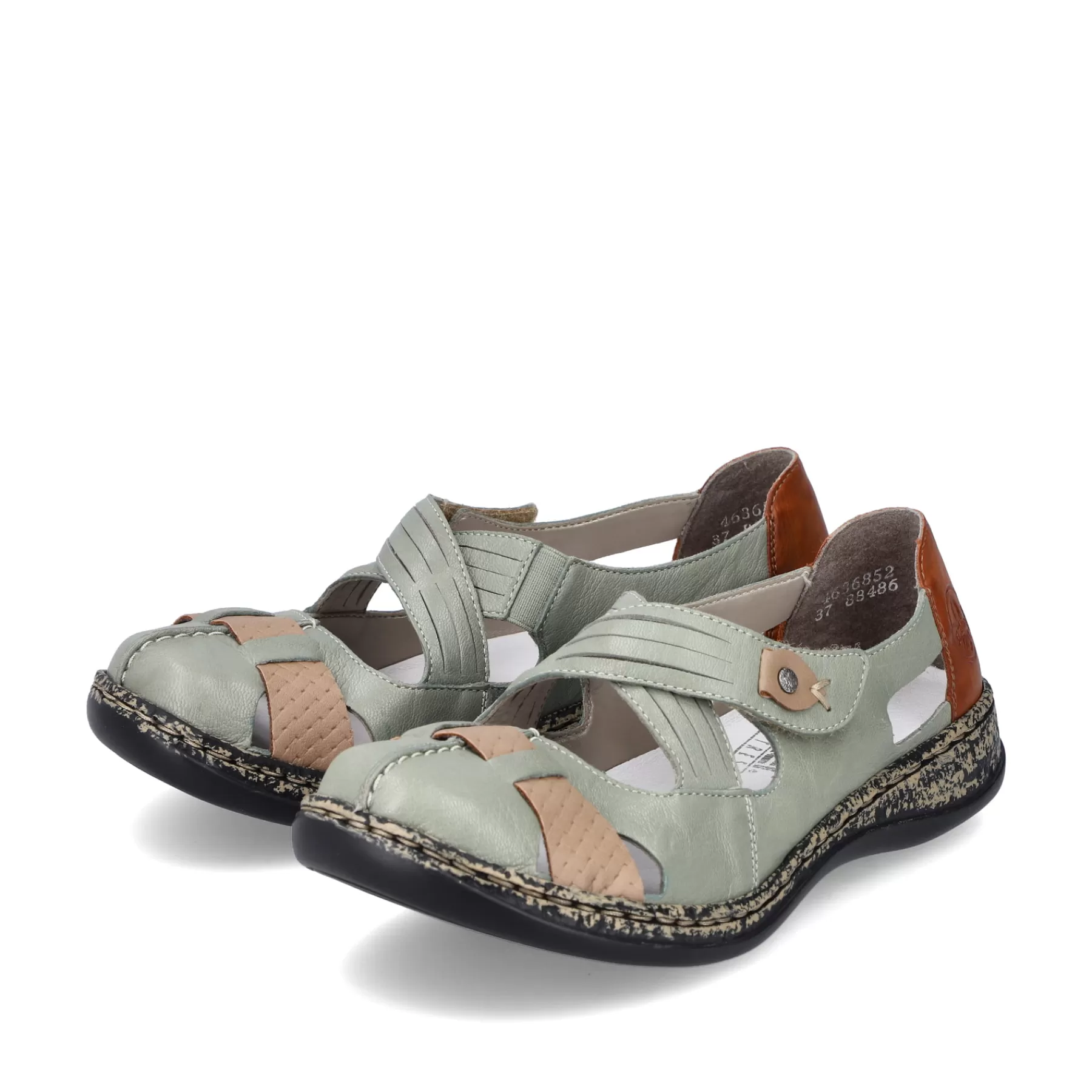 New Damskie Baleriny W Kolorze Mietowo-Zielonym Damski Niskie Buty I Kapcie