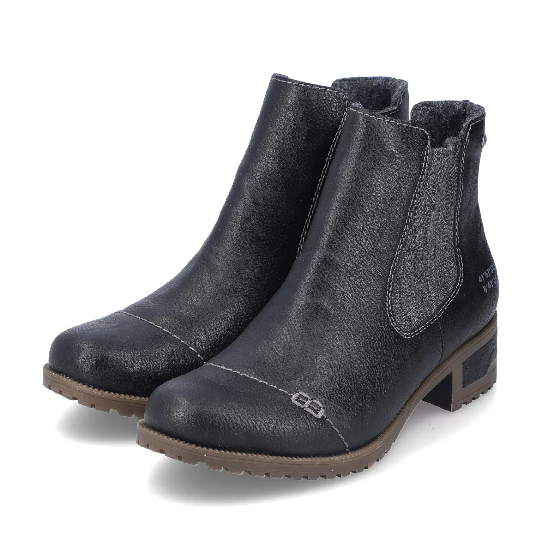 Sale Damskie Buty Chelsea , Asfaltowe, Czarne Damski Botki I Botki