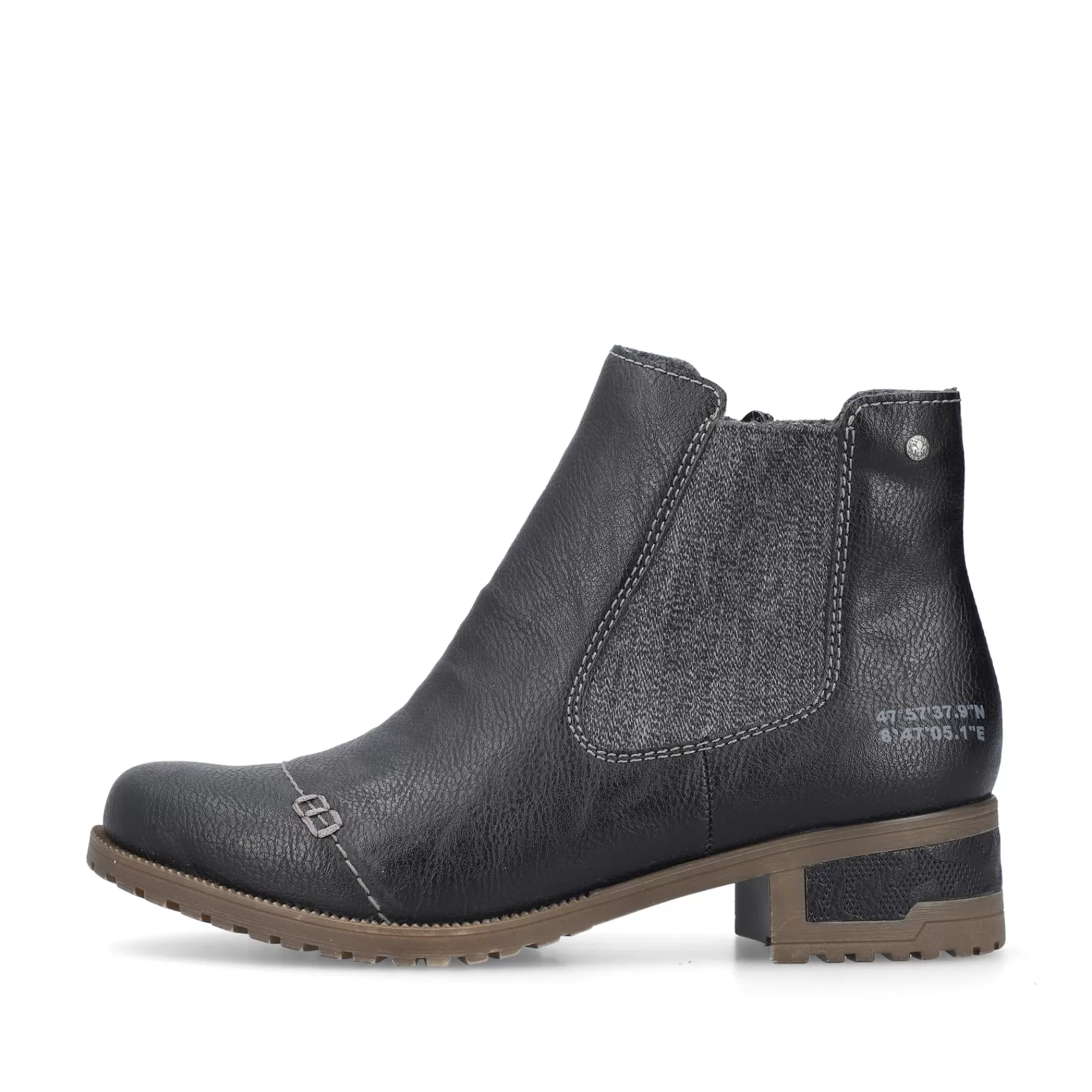 Sale Damskie Buty Chelsea , Asfaltowe, Czarne Damski Botki I Botki