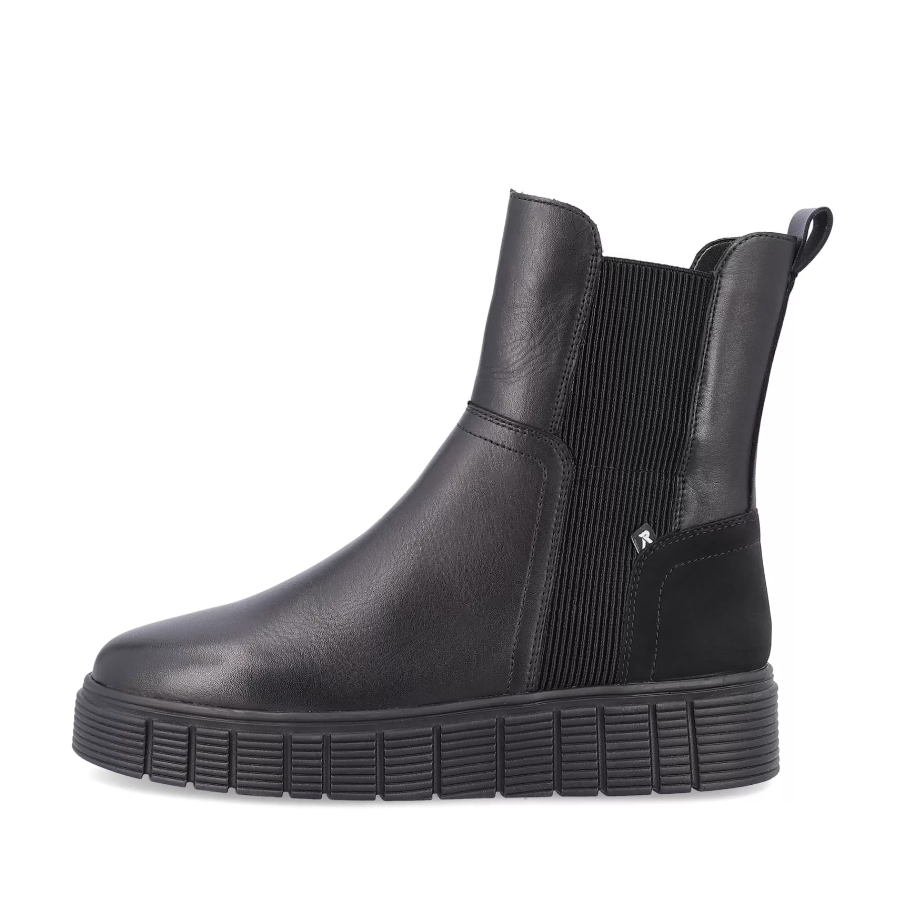 Clearance Damskie Buty Chelsea W Kolorze Ciemnej Czerni Damski Botki I Botki