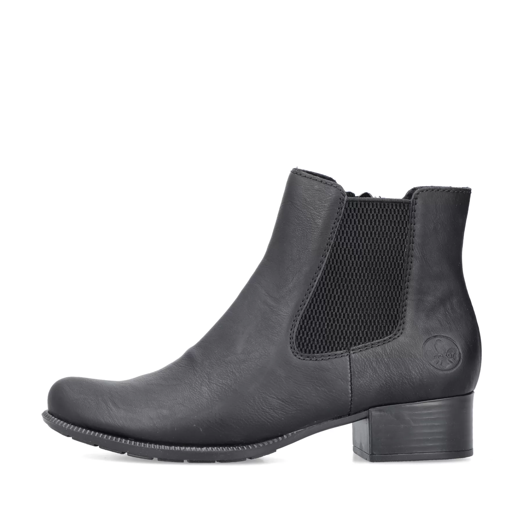 Hot Damskie Buty Chelsea W Kolorze Ciemnej Czerni Damski Botki I Botki