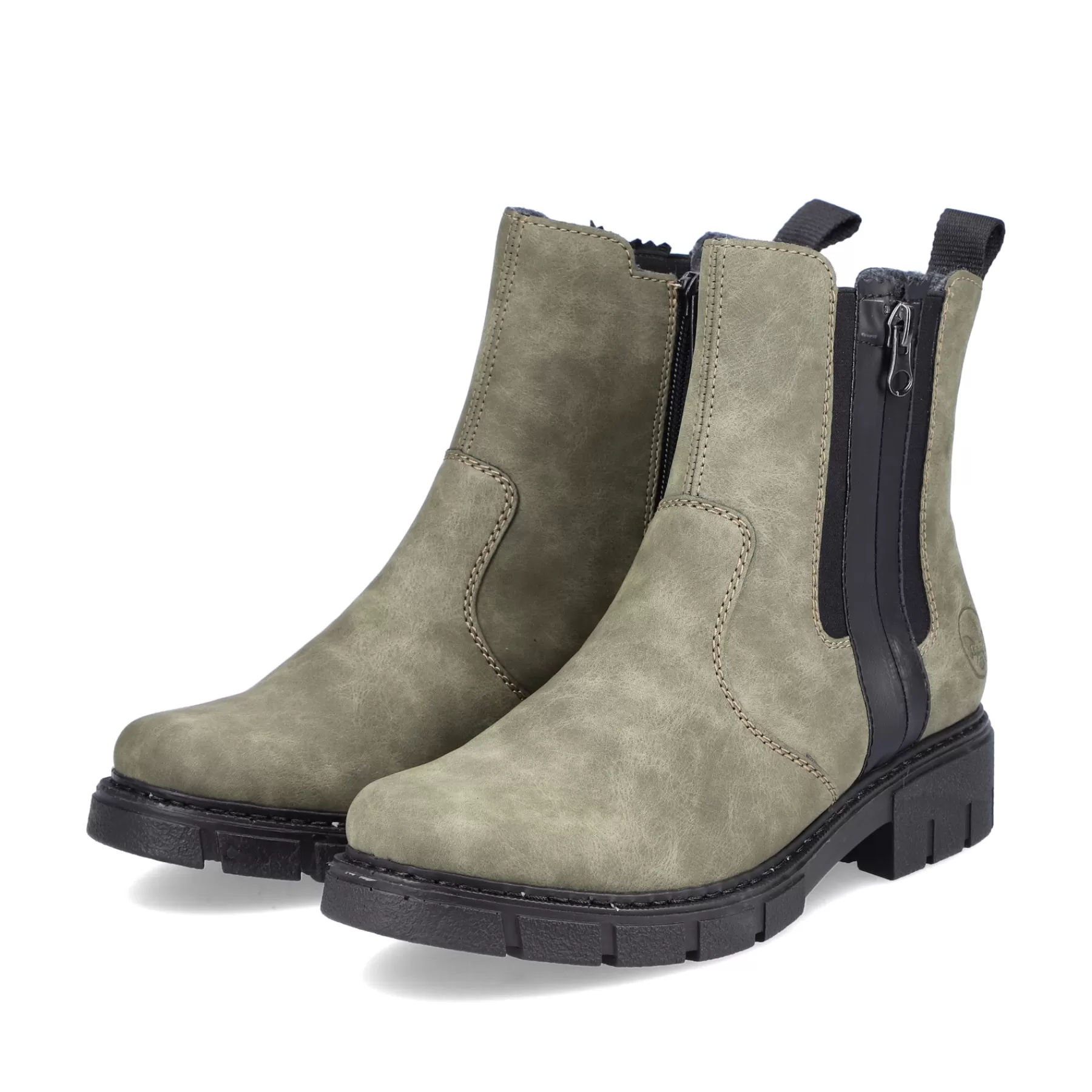 New Damskie Buty Chelsea W Kolorze Lisciastym Damski Botki I Botki
