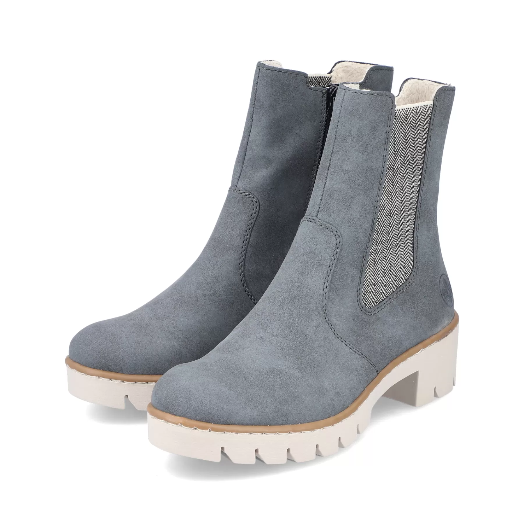 Flash Sale Damskie Buty Chelsea W Kolorze Szaro-Niebieskim Damski Botki I Botki