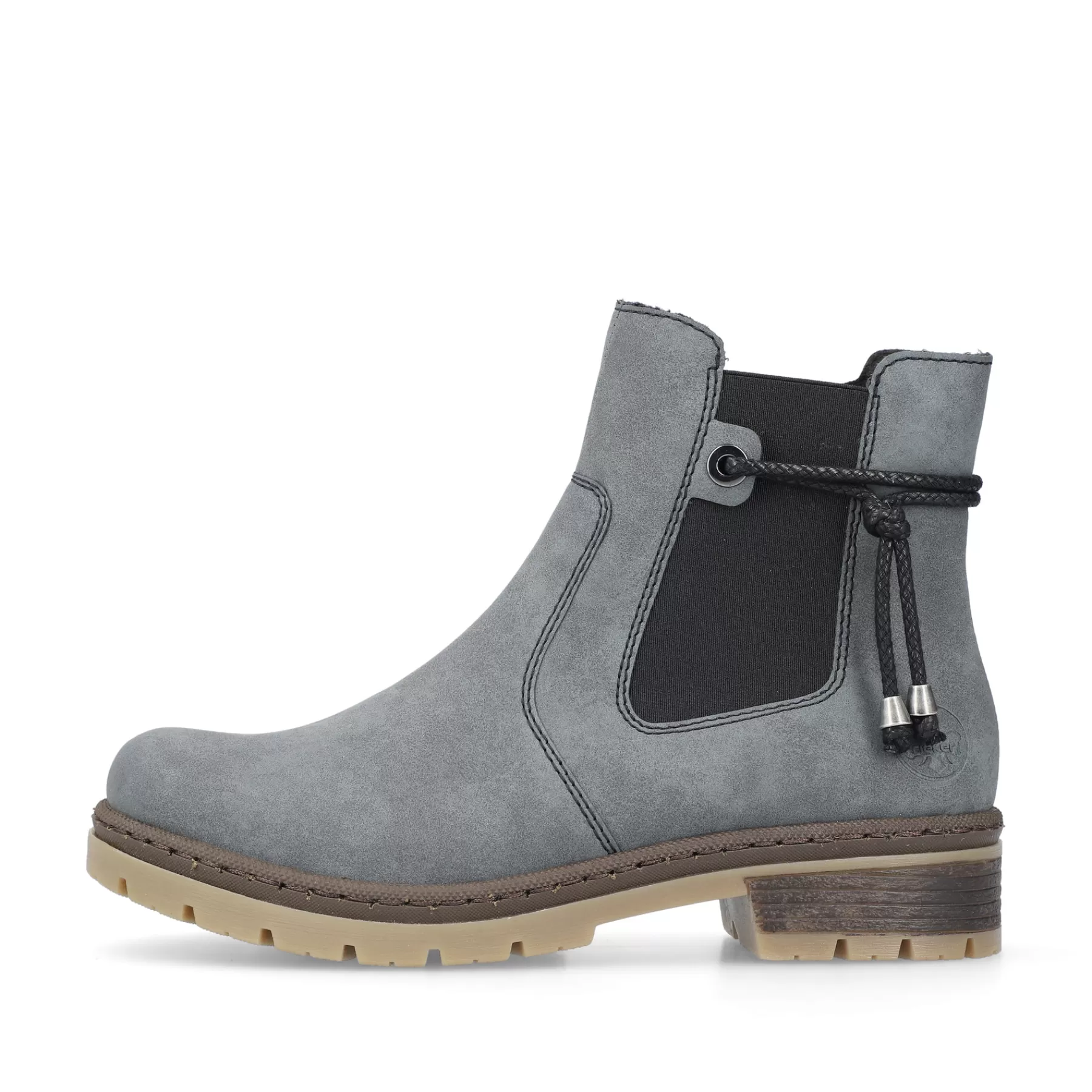 New Damskie Buty Chelsea W Kolorze Szaro-Niebiesko-Czarnym Damski Botki I Botki