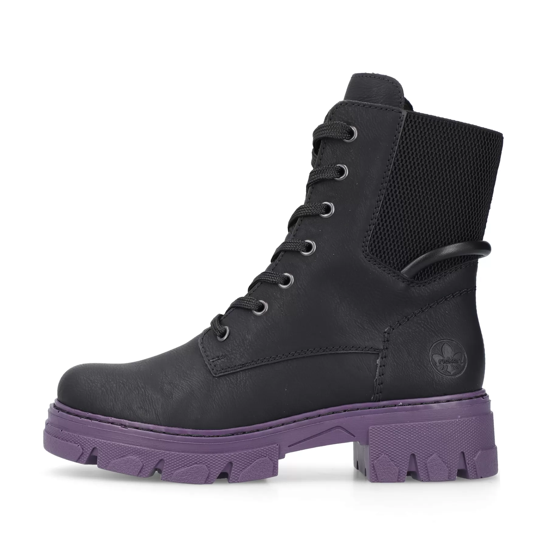 Flash Sale Damskie Buty Motocyklowe Night Czarno-Fioletowe Damski Botki I Botki