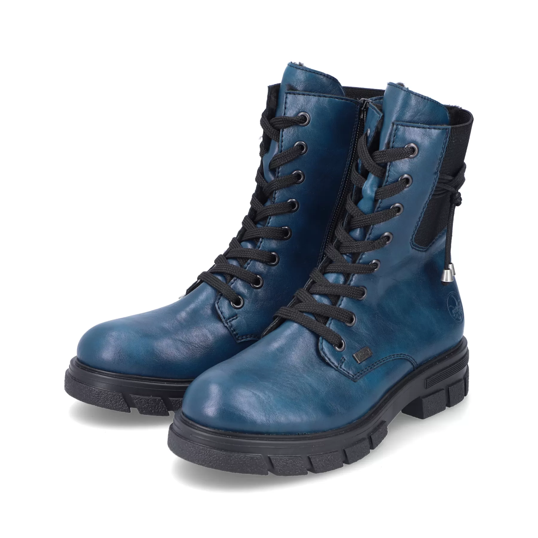 Outlet Damskie Buty Motocyklowe W Kolorze Benzyny-Czarne Damski Botki I Botki