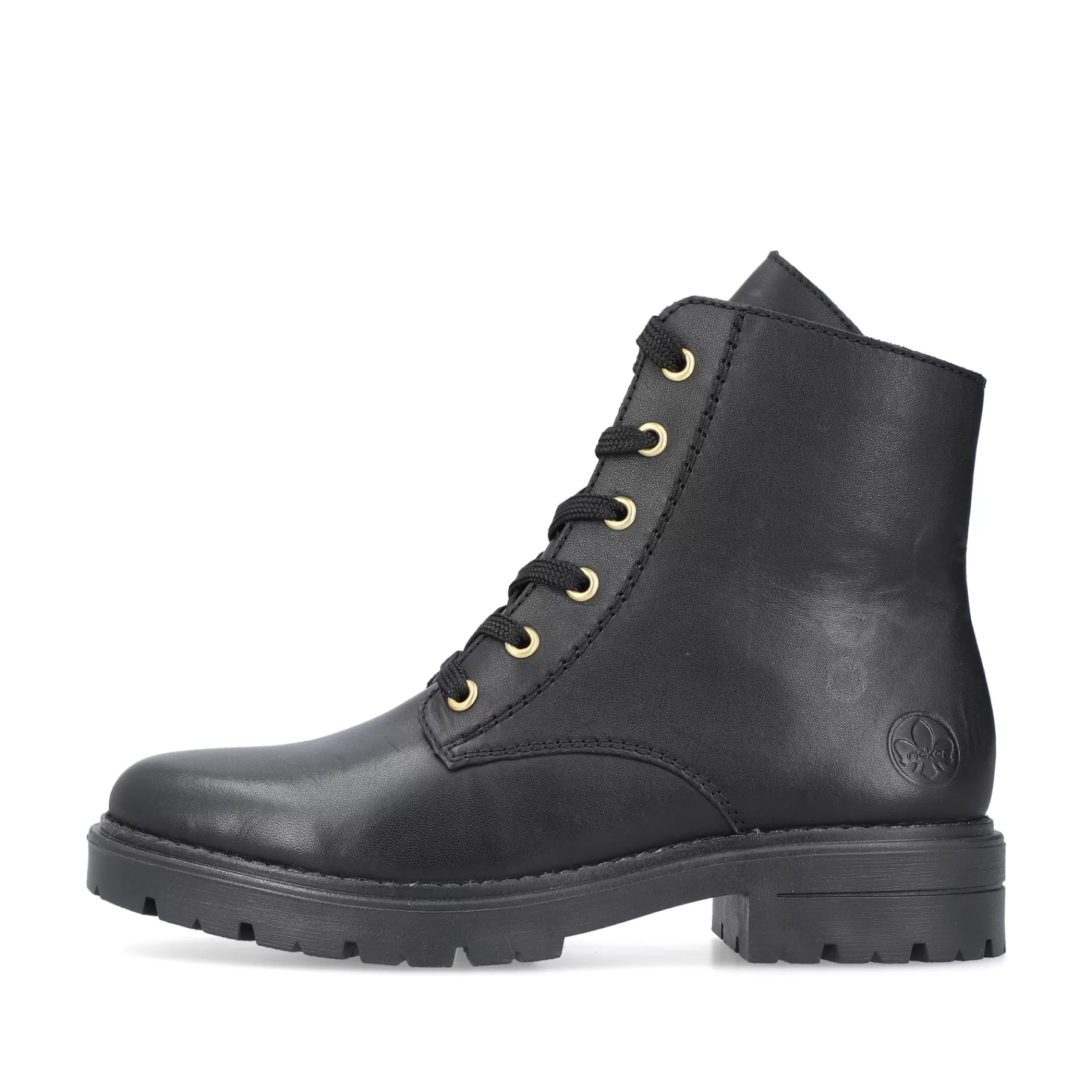 Fashion Damskie Buty Motocyklowe W Kolorze Czarnym, Blyszczacym Damski Botki I Botki