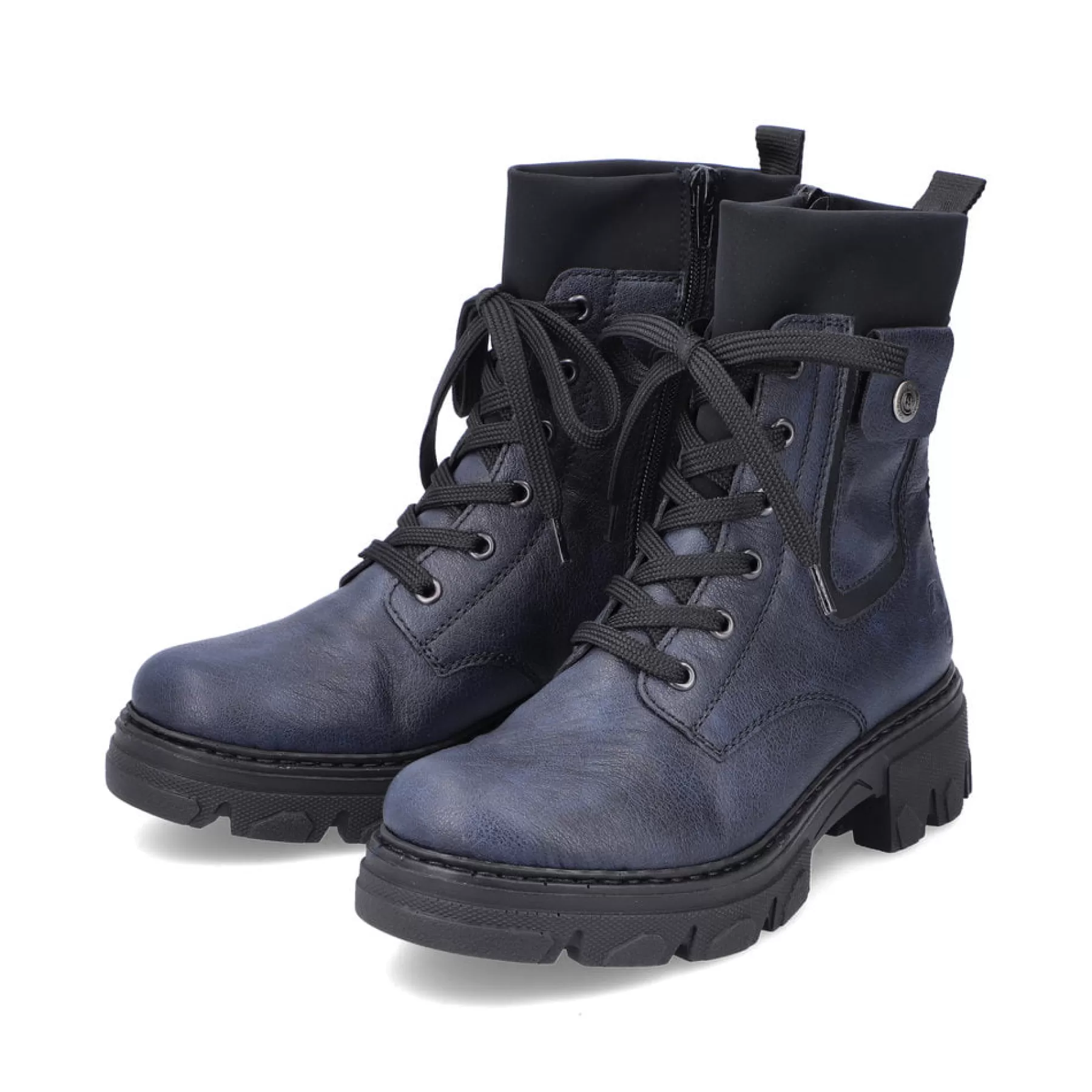 Clearance Damskie Buty Motocyklowe W Kolorze Granatowym Damski Botki I Botki