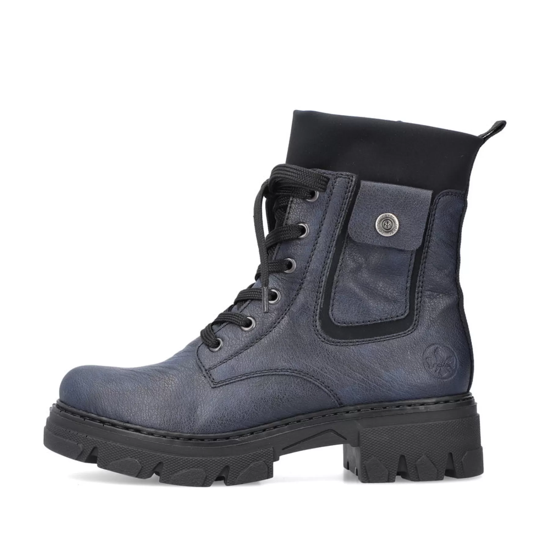 Clearance Damskie Buty Motocyklowe W Kolorze Granatowym Damski Botki I Botki