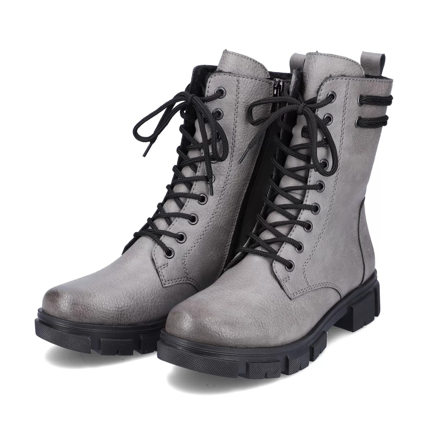 Shop Damskie Buty Motocyklowe W Kolorze Granitowo-Szarym Damski Botki I Botki
