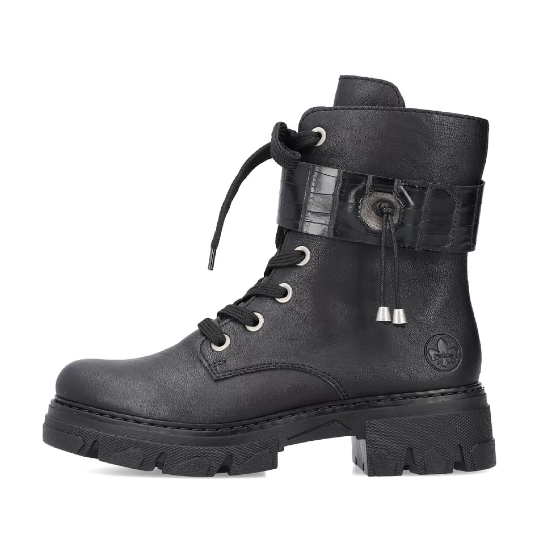 Discount Damskie Buty Motocyklowe W Kolorze Kruczoczarnym Damski Botki I Botki