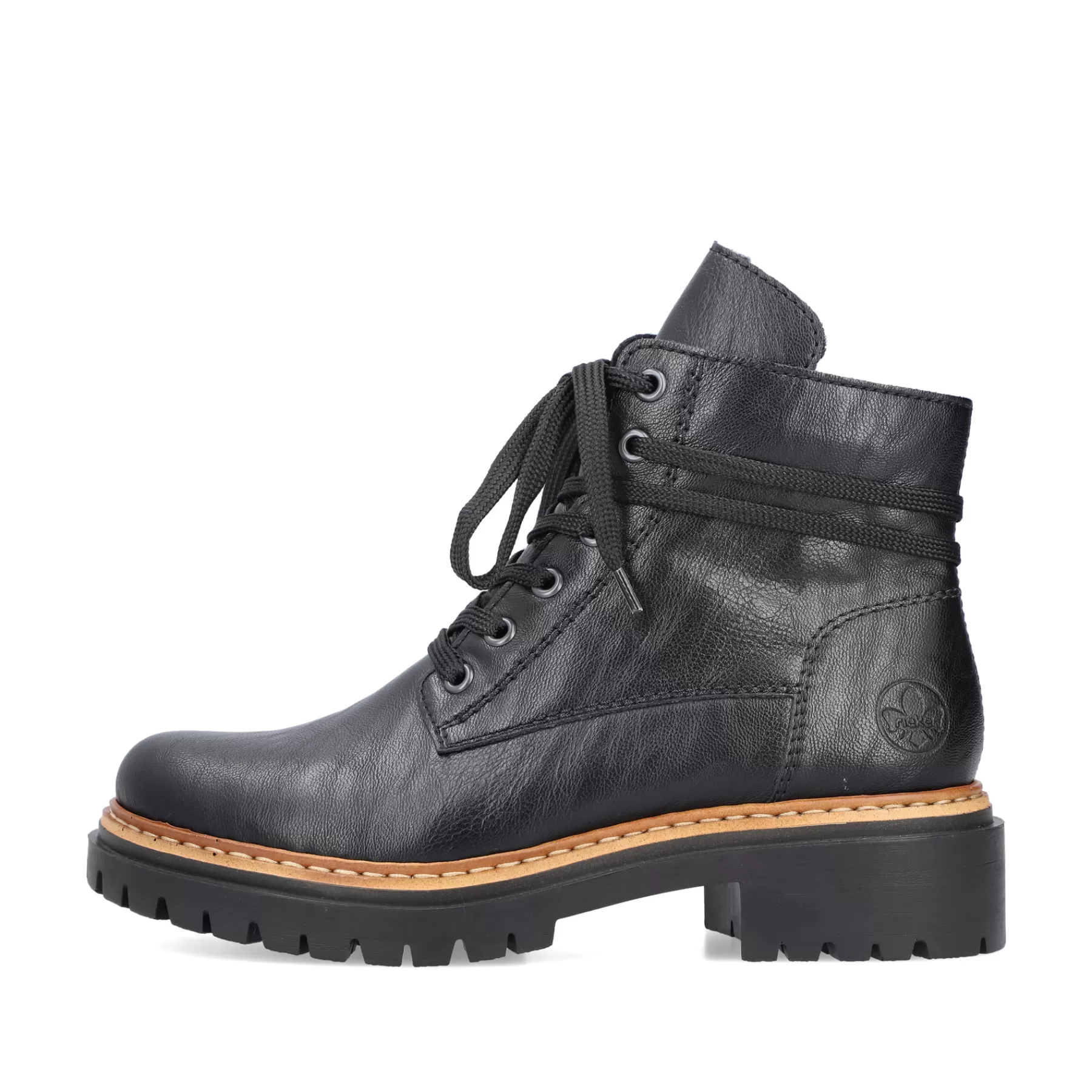 Store Damskie Buty Motocyklowe W Kolorze Nocno-Czarnym Damski Botki I Botki