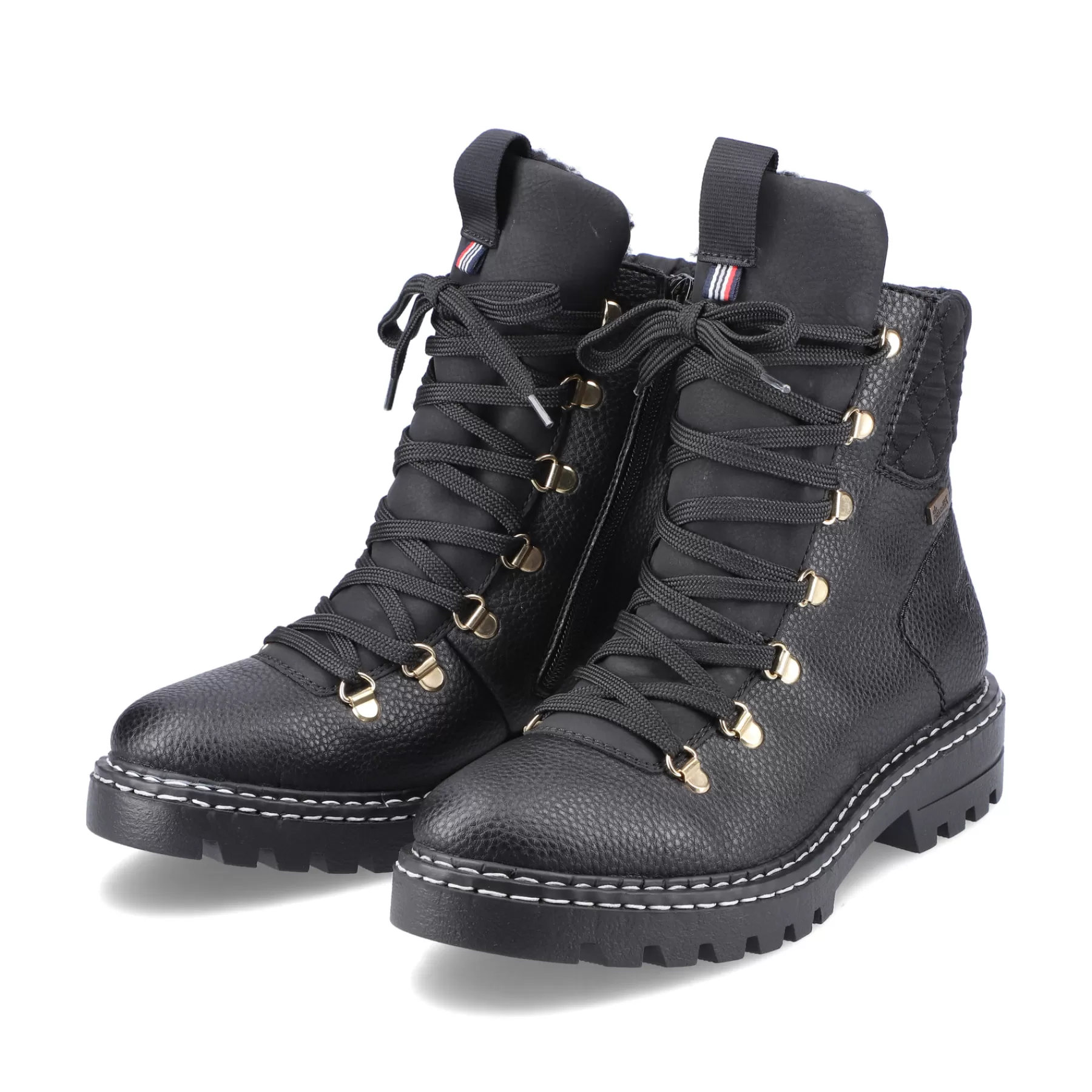 Discount Damskie Buty Motocyklowe W Kolorze Nocno-Czarnym Damski Botki I Botki