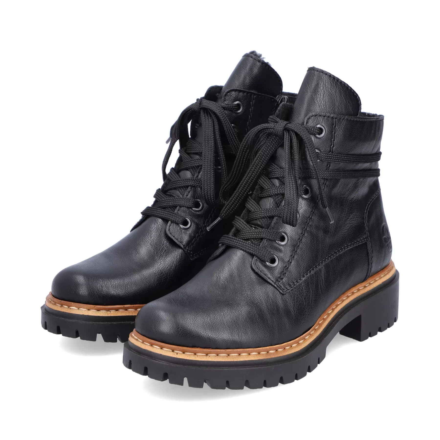 Store Damskie Buty Motocyklowe W Kolorze Nocno-Czarnym Damski Botki I Botki