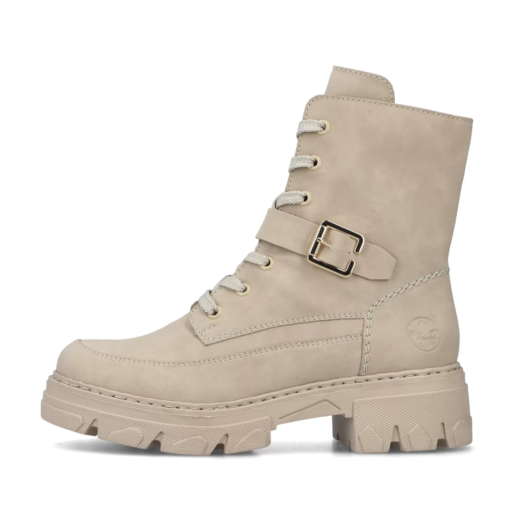 Fashion Damskie Buty Motocyklowe W Kolorze Szampanskim Damski Botki I Botki