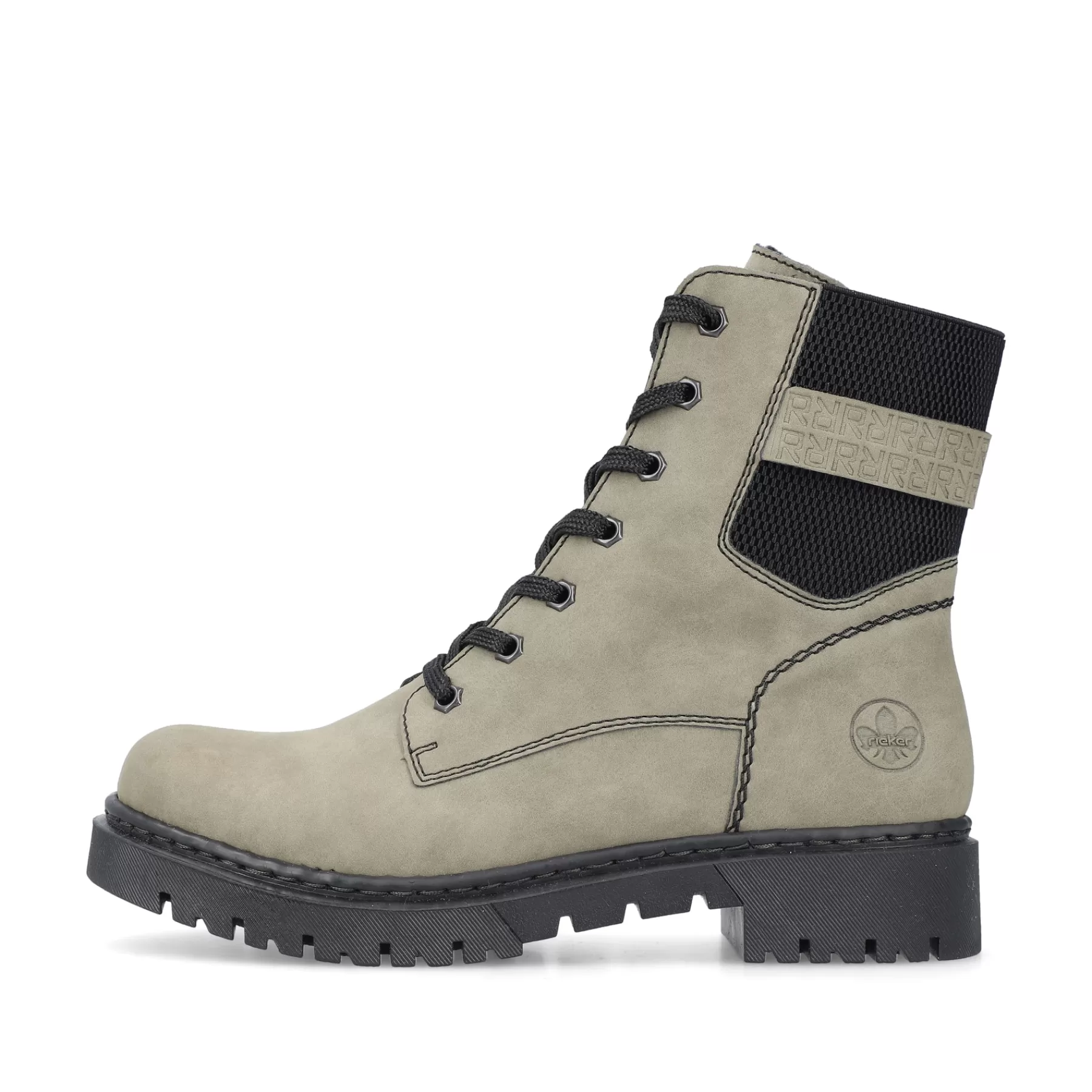 Clearance Damskie Buty Motocyklowe W Kolorze Szaro-Zielonym Damski Botki I Botki