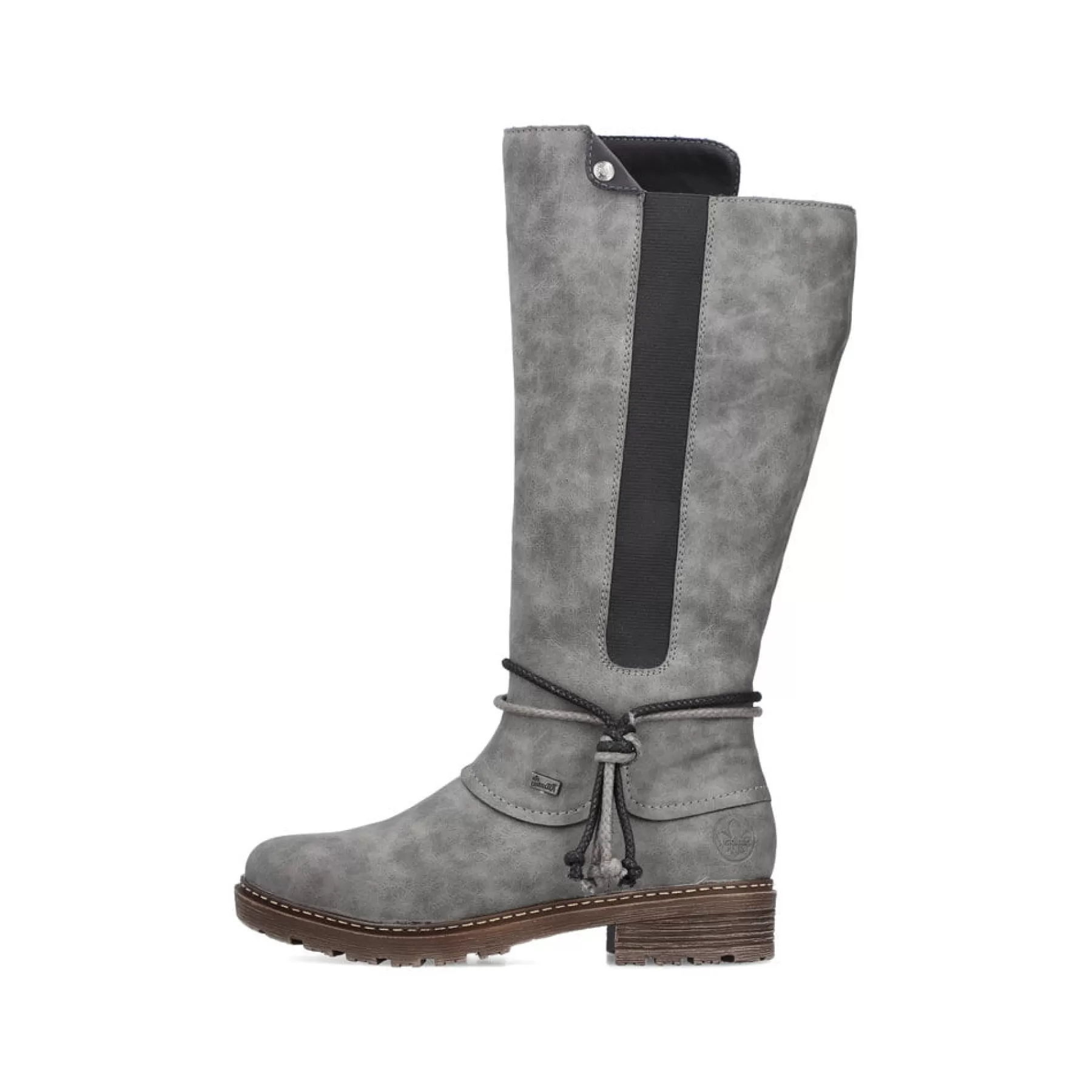 New Damskie Buty Na Wysokim Obcasie W Kolorze Stalowoszarym Damski Botki I Botki