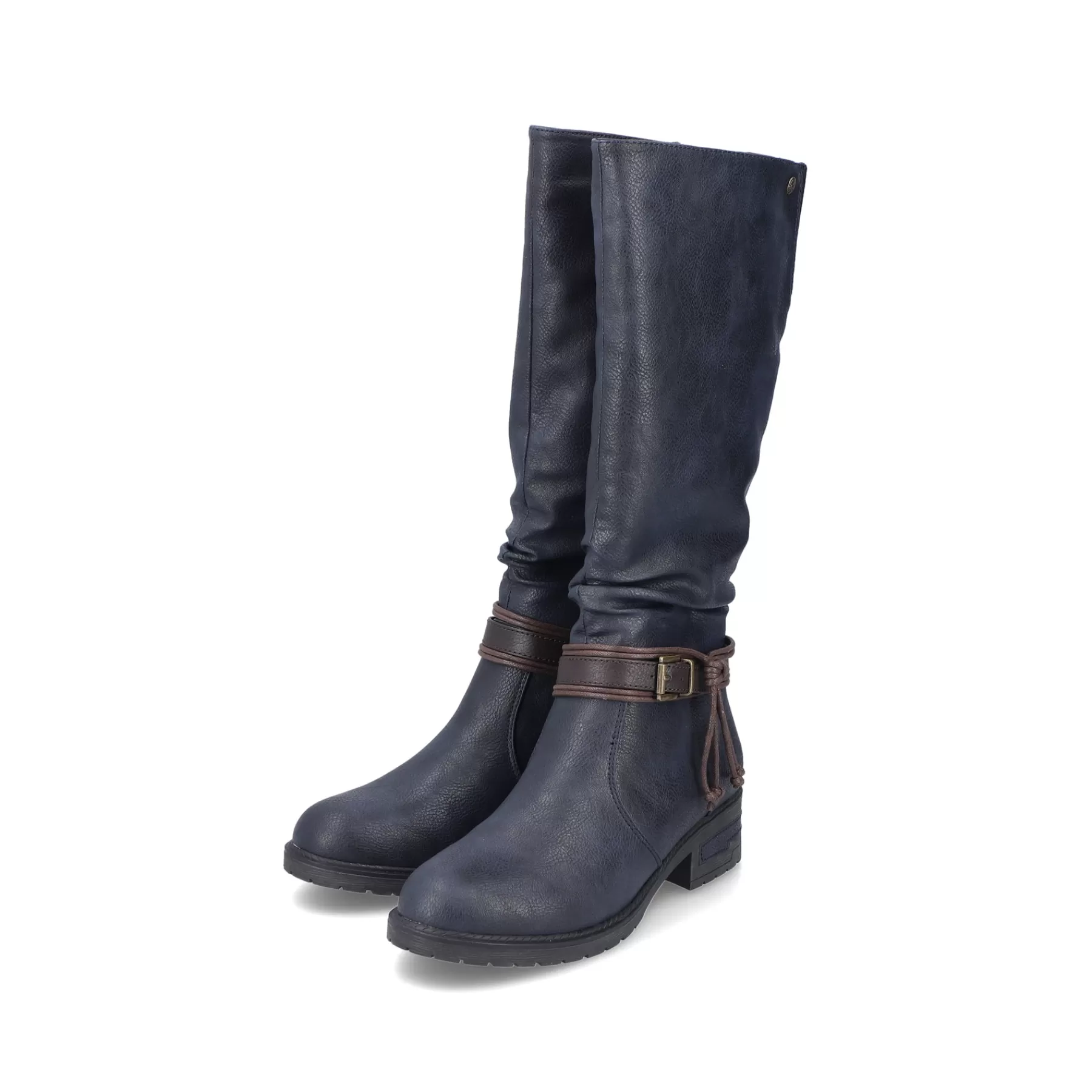 Clearance Damskie Buty Na Wysokim Obcasie W Kolorze Szaro-Niebieskim Damski Botki I Botki