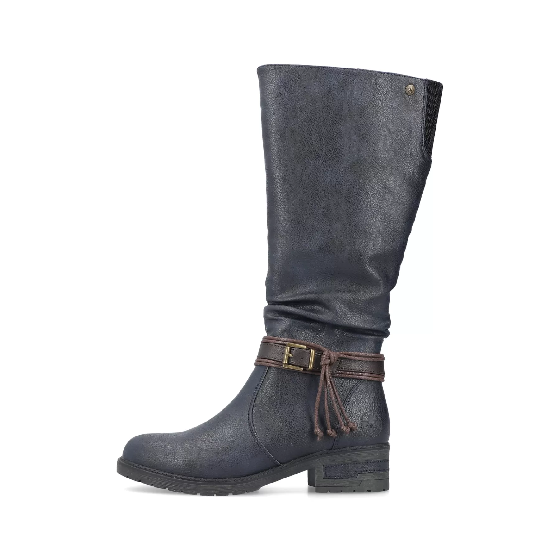 Clearance Damskie Buty Na Wysokim Obcasie W Kolorze Szaro-Niebieskim Damski Botki I Botki