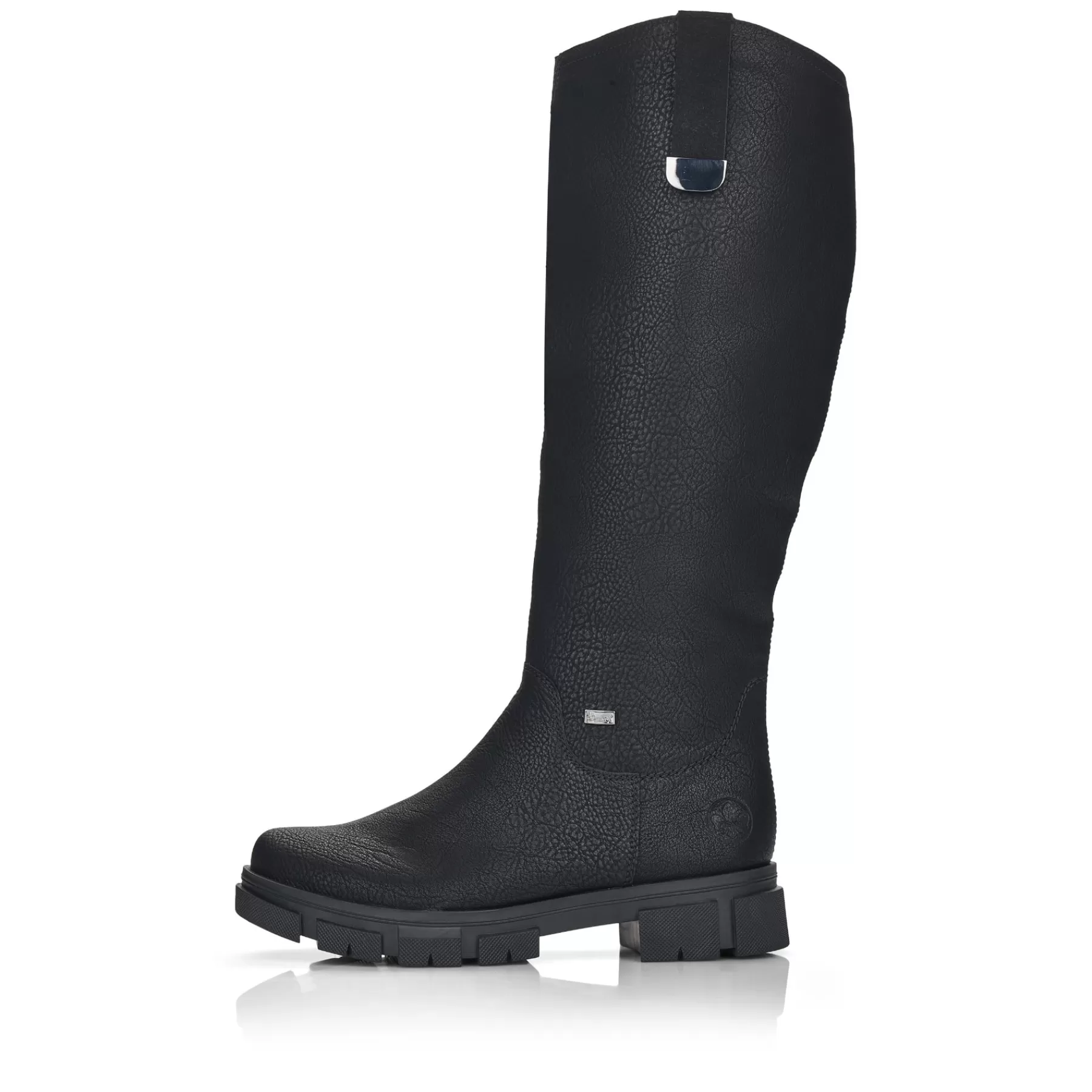 Outlet Damskie Buty Z Wysoka Cholewka W Kolorze Glebokiej Czerni Damski Botki I Botki