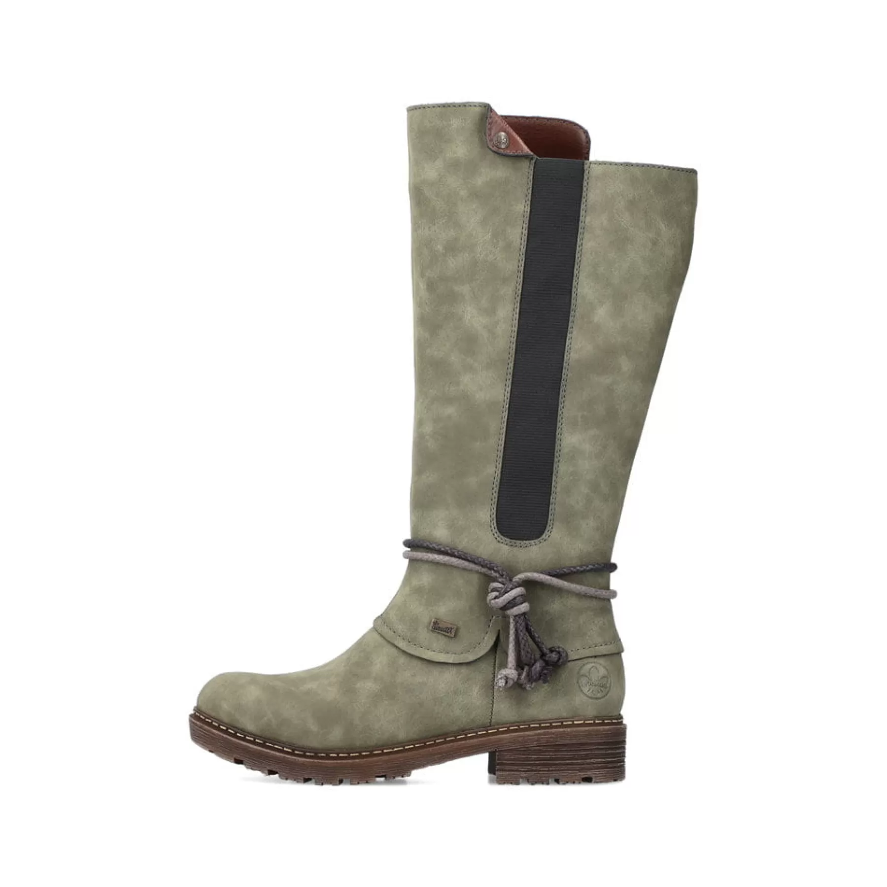 Flash Sale Damskie Buty Z Wysoka Cholewka W Kolorze Zielonym Damski Botki I Botki