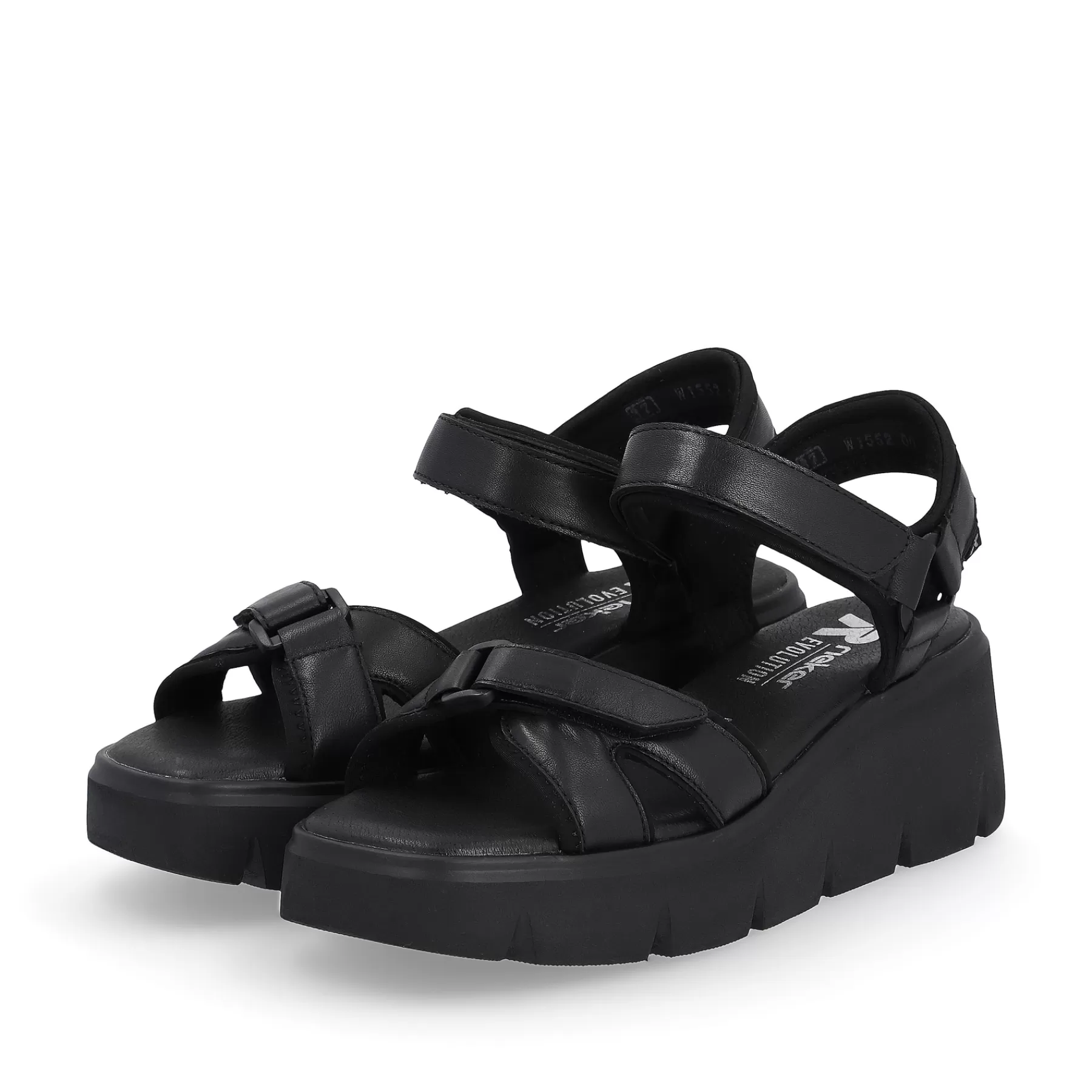 Hot Damskie Sandaly Na Koturnie Night Black Damski Buty Z Obcasami