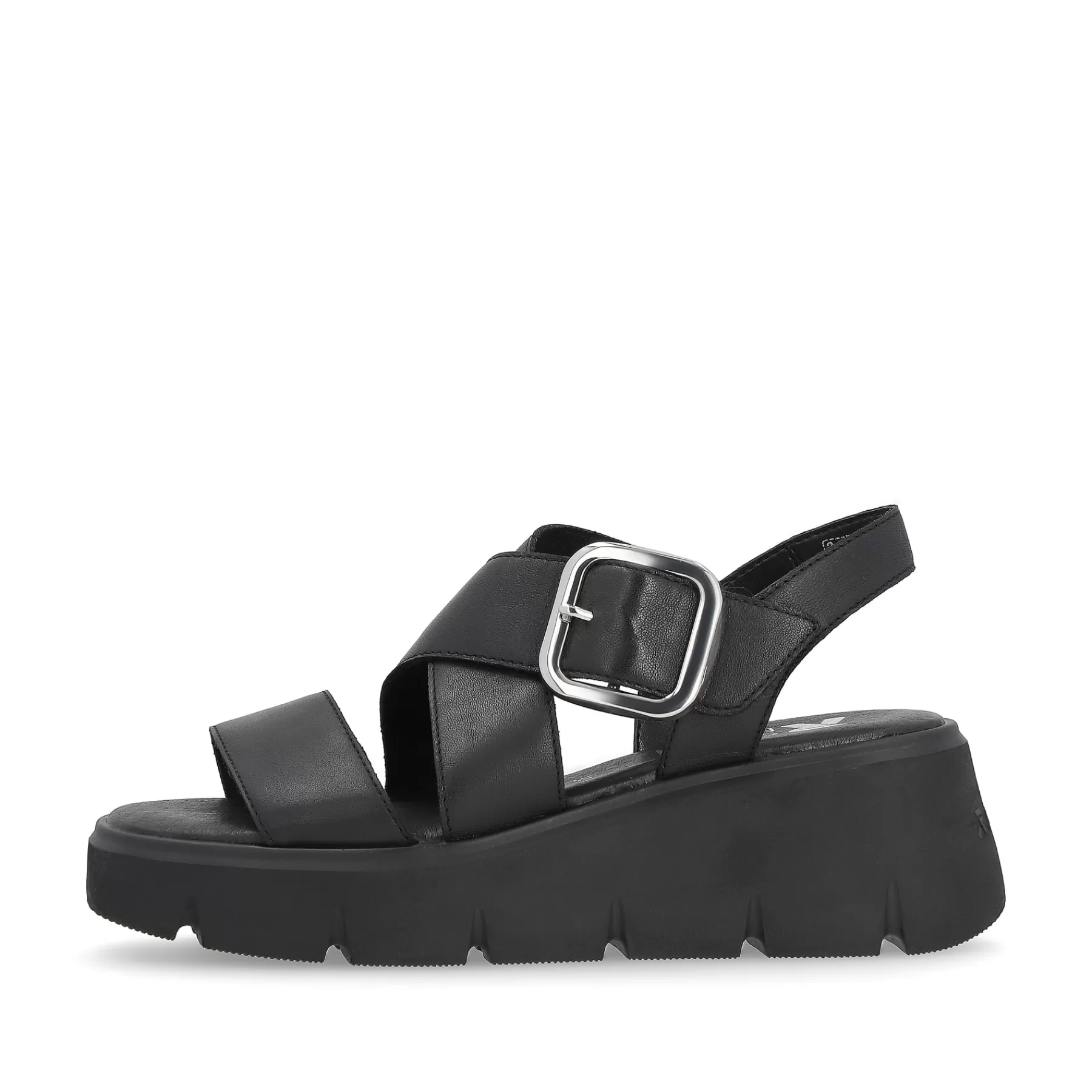 Flash Sale Damskie Sandaly Na Koturnie Noir Damski Buty Z Obcasami