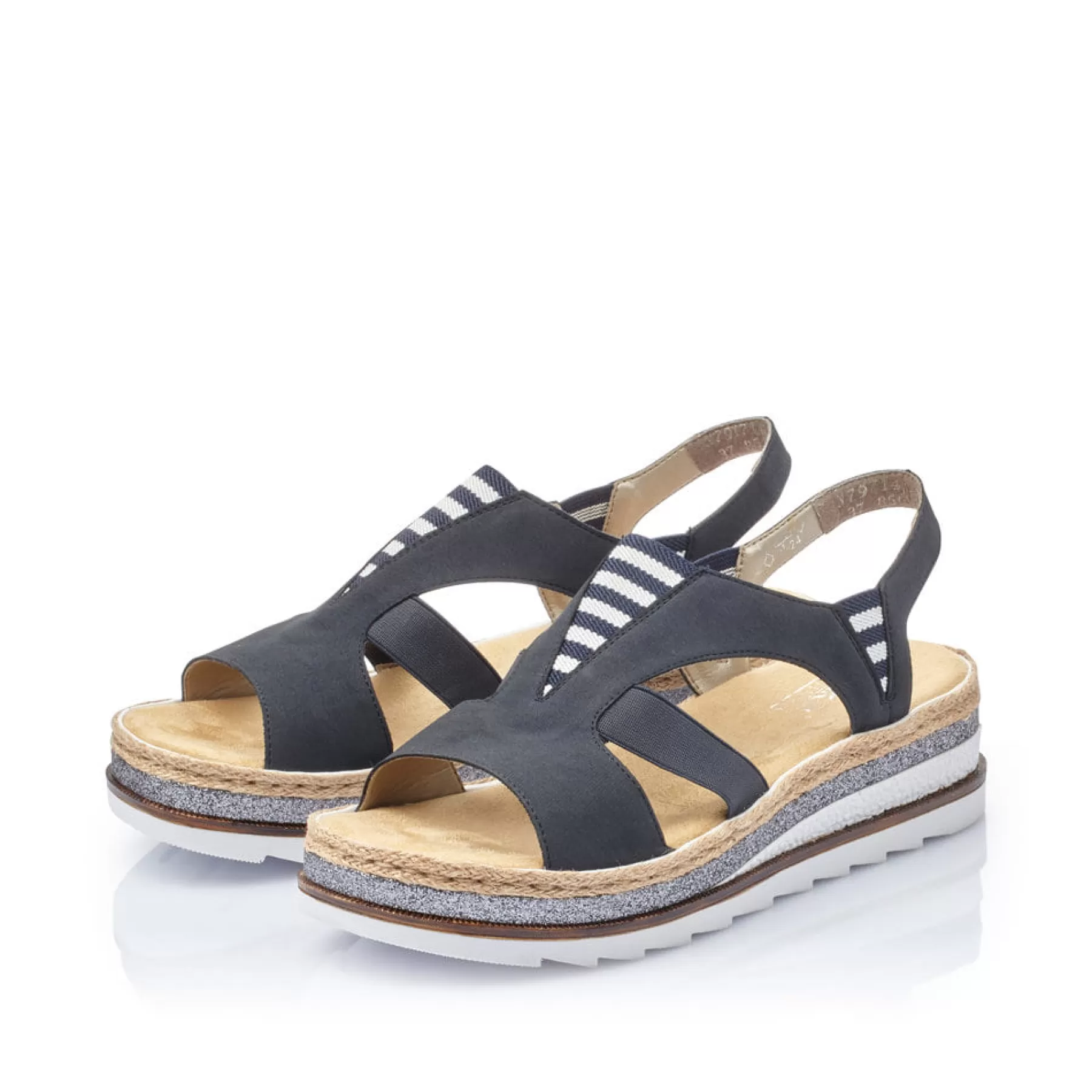 Fashion Damskie Sandaly Na Koturnie W Kolorze Blekitu Pacyfiku Damski Buty Z Obcasami