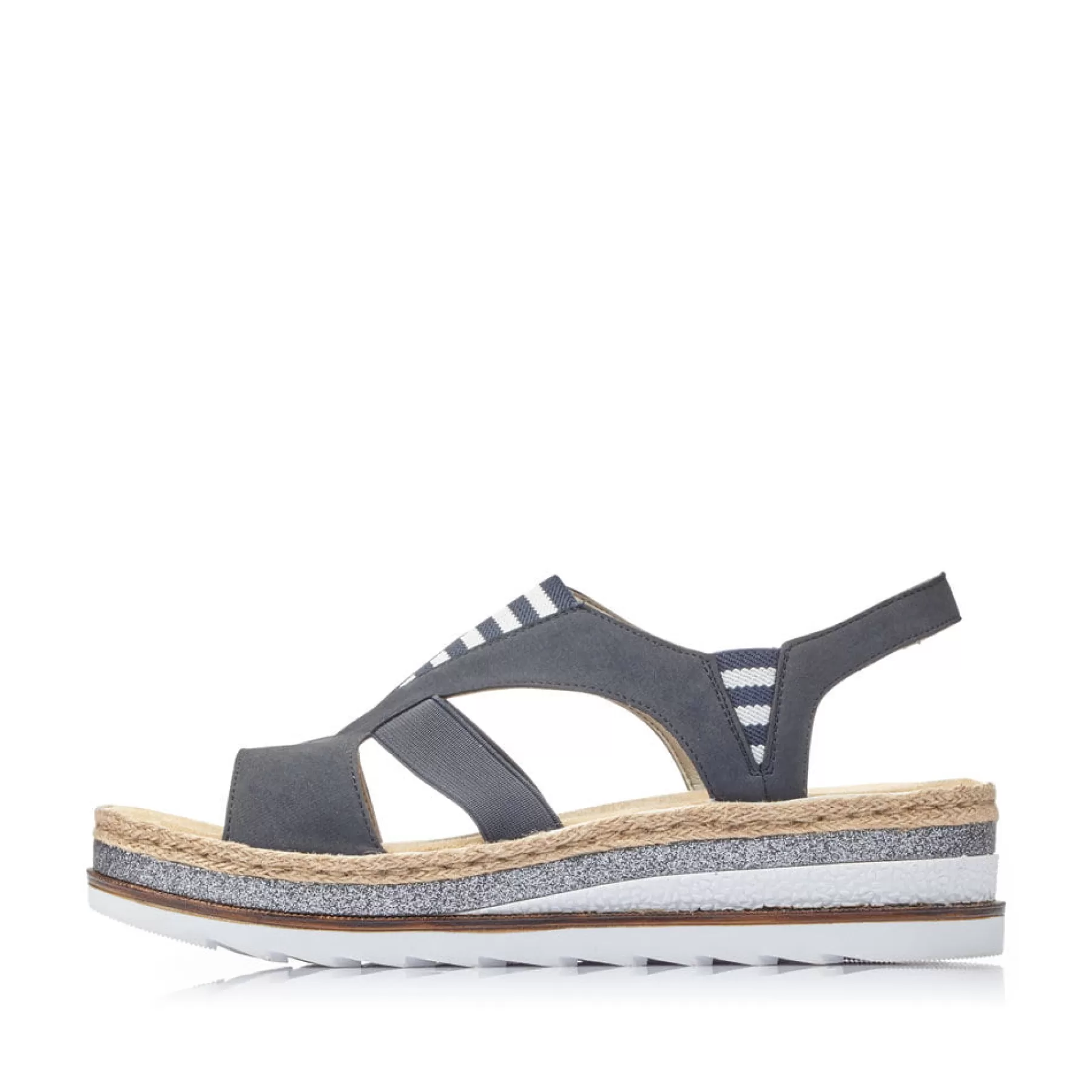 Fashion Damskie Sandaly Na Koturnie W Kolorze Blekitu Pacyfiku Damski Buty Z Obcasami