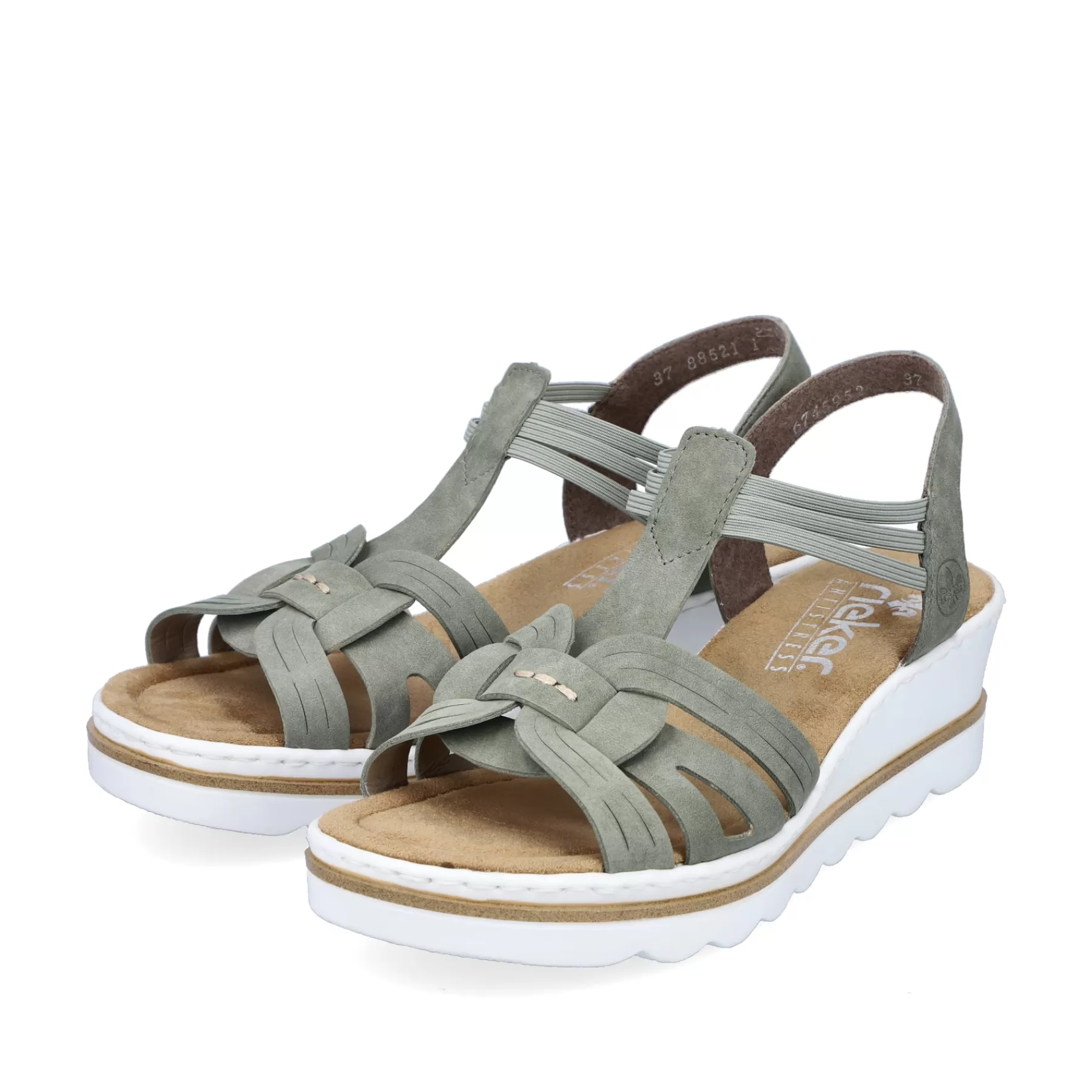 Cheap Damskie Sandaly Na Koturnie W Kolorze Khaki Damski Buty Z Obcasami