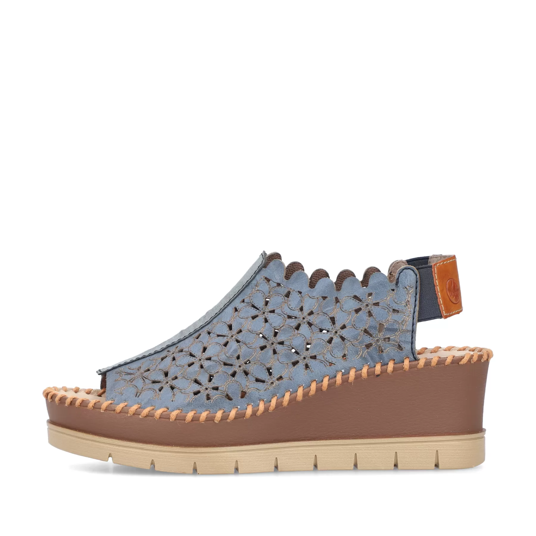 Flash Sale Damskie Sandaly Na Koturnie W Kolorze Lupkowo-Niebieskim Damski Buty Z Obcasami