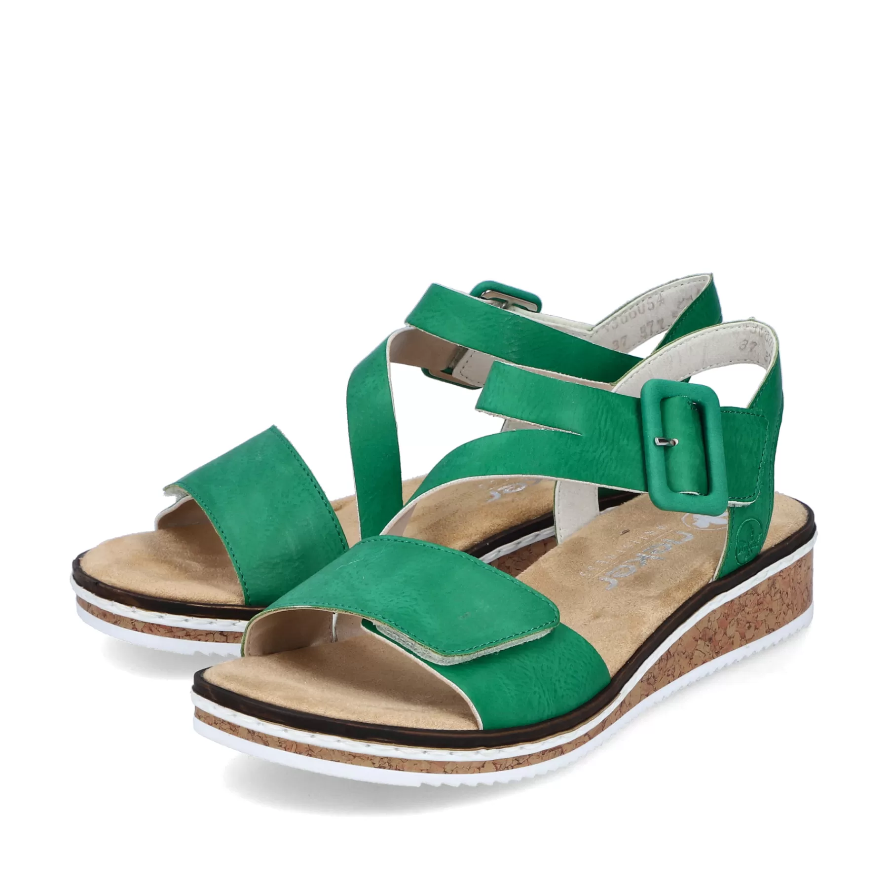 New Damskie Sandaly Na Koturnie W Kolorze Trawiastej Zieleni Damski Buty Z Obcasami