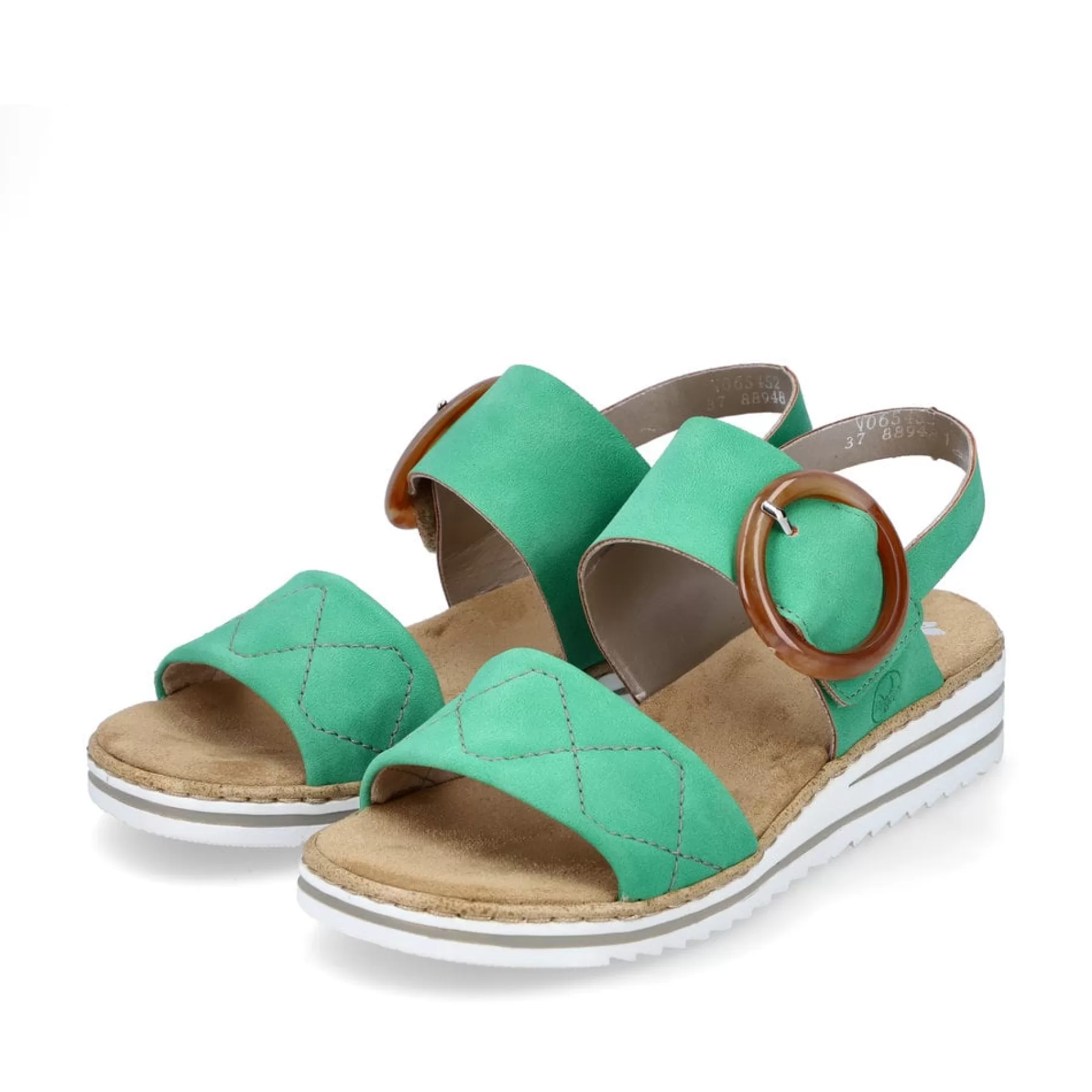 Best Sale Damskie Sandaly Na Koturnie W Kolorze Zielonym Damski Buty Z Obcasami