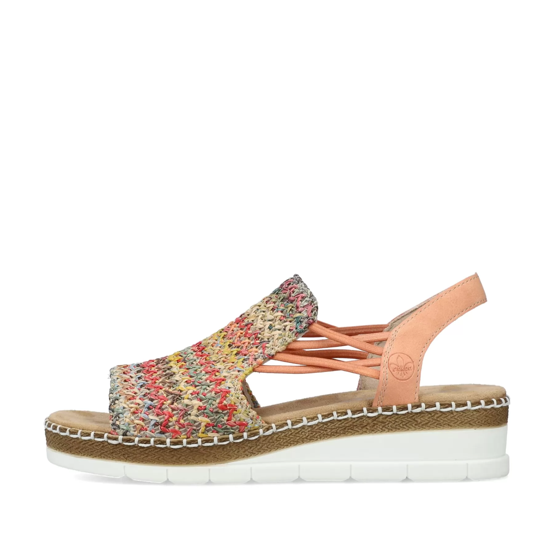 Sale Damskie Sandaly Na Koturnie W Wielolososiowych Kolorach Meskie Buty Na Lato