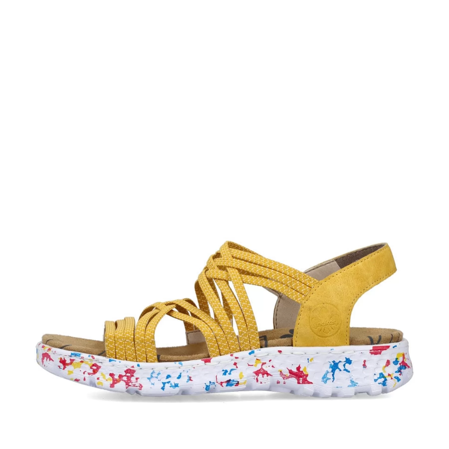 Shop Damskie Sandaly Trekkingowe Slonecznikowo-Zolto-Multi Damski Kolorowe Style