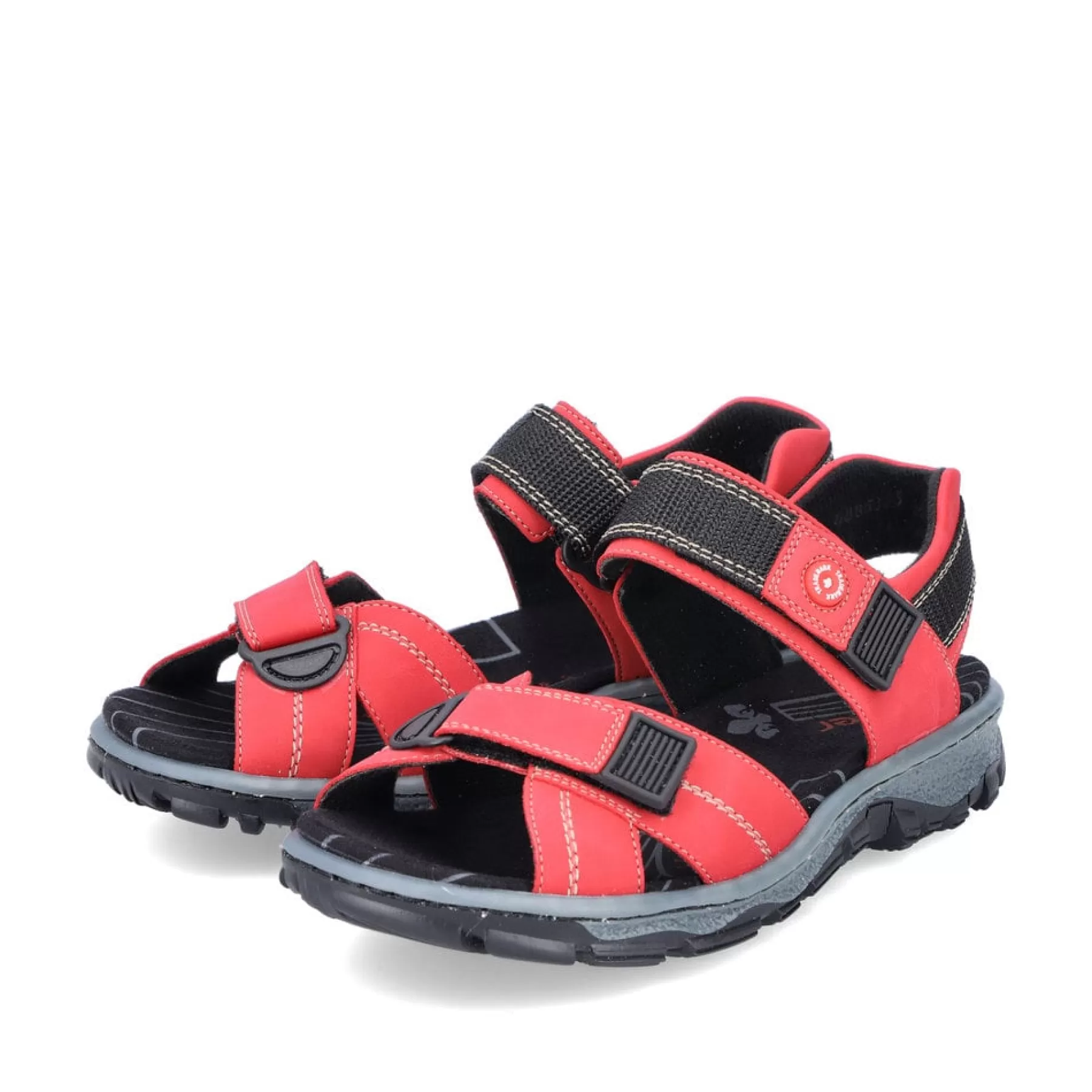 Discount Damskie Sandaly Trekkingowe W Kolorze Ognistoczerwonym Damski Kolorowe Style