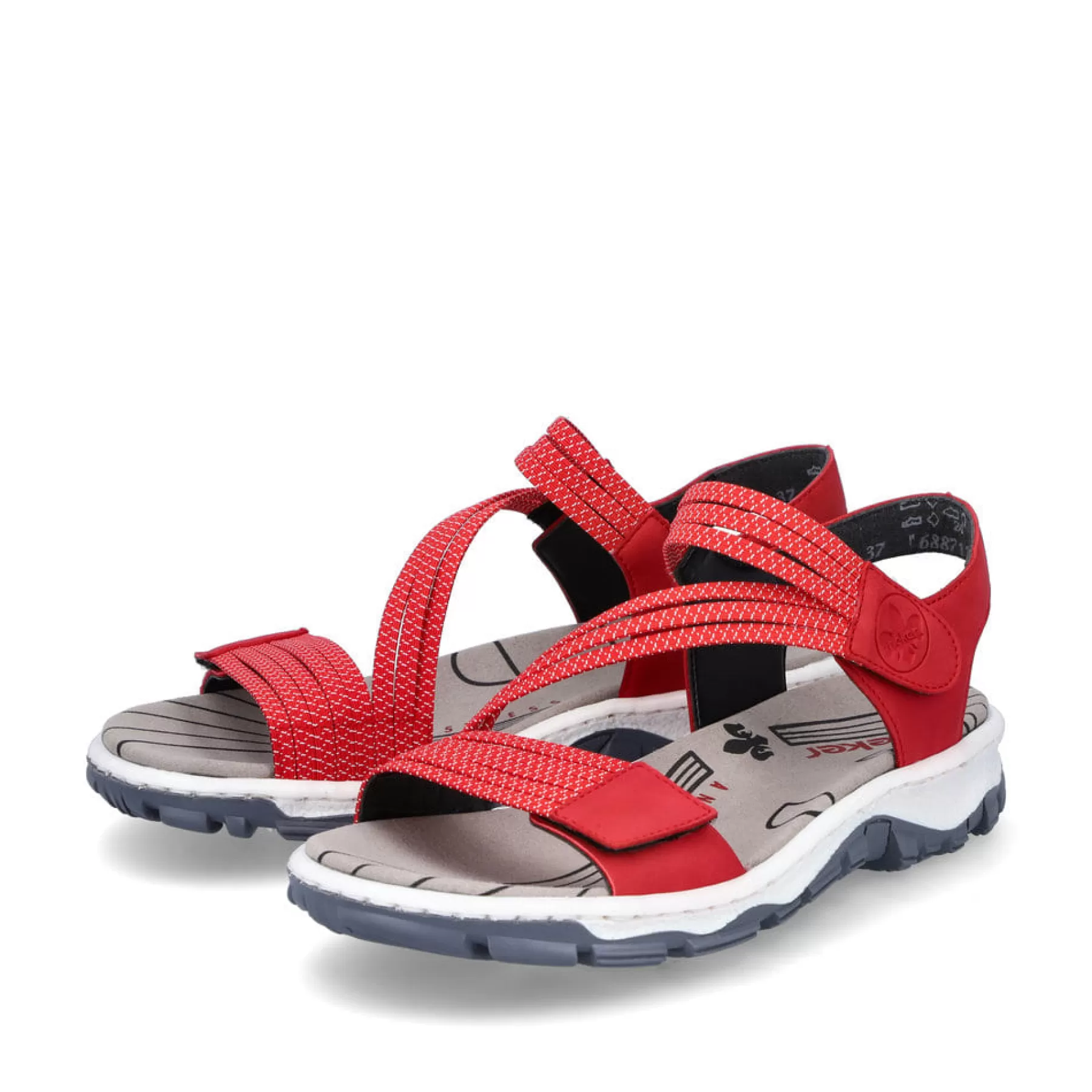 Shop Damskie Sandaly Trekkingowe W Kolorze Wisniowo-Czerwonym Damski Kolorowe Style