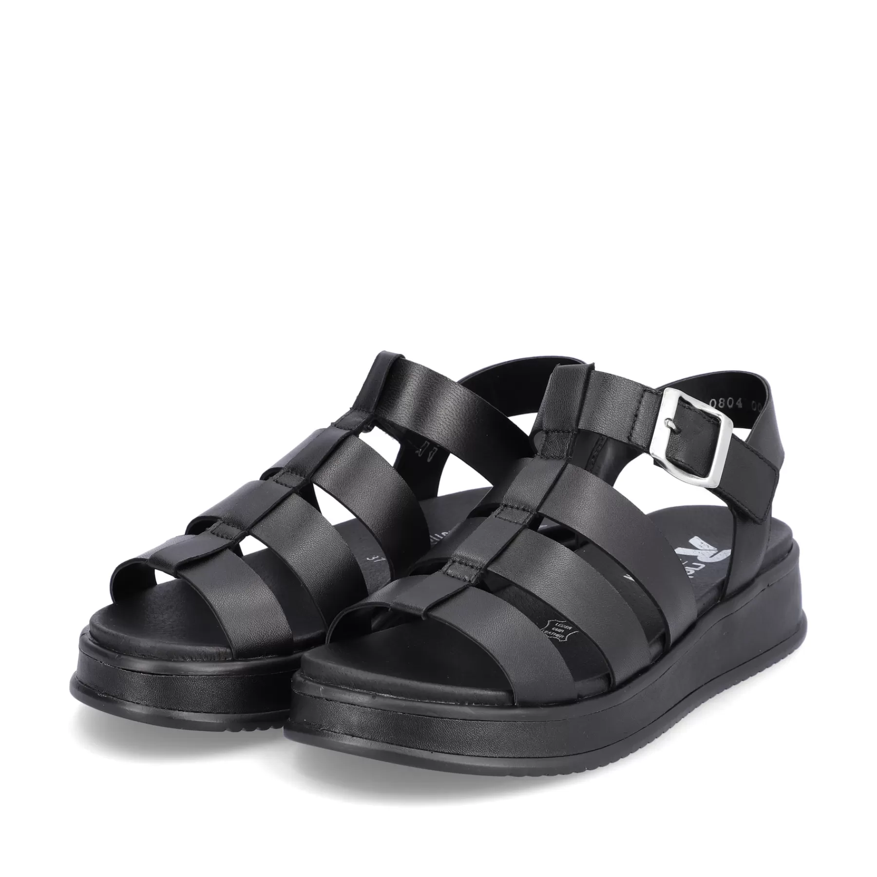 Store Damskie Sandaly Z Paskami Night Black Damski Sandaly I Sandaly