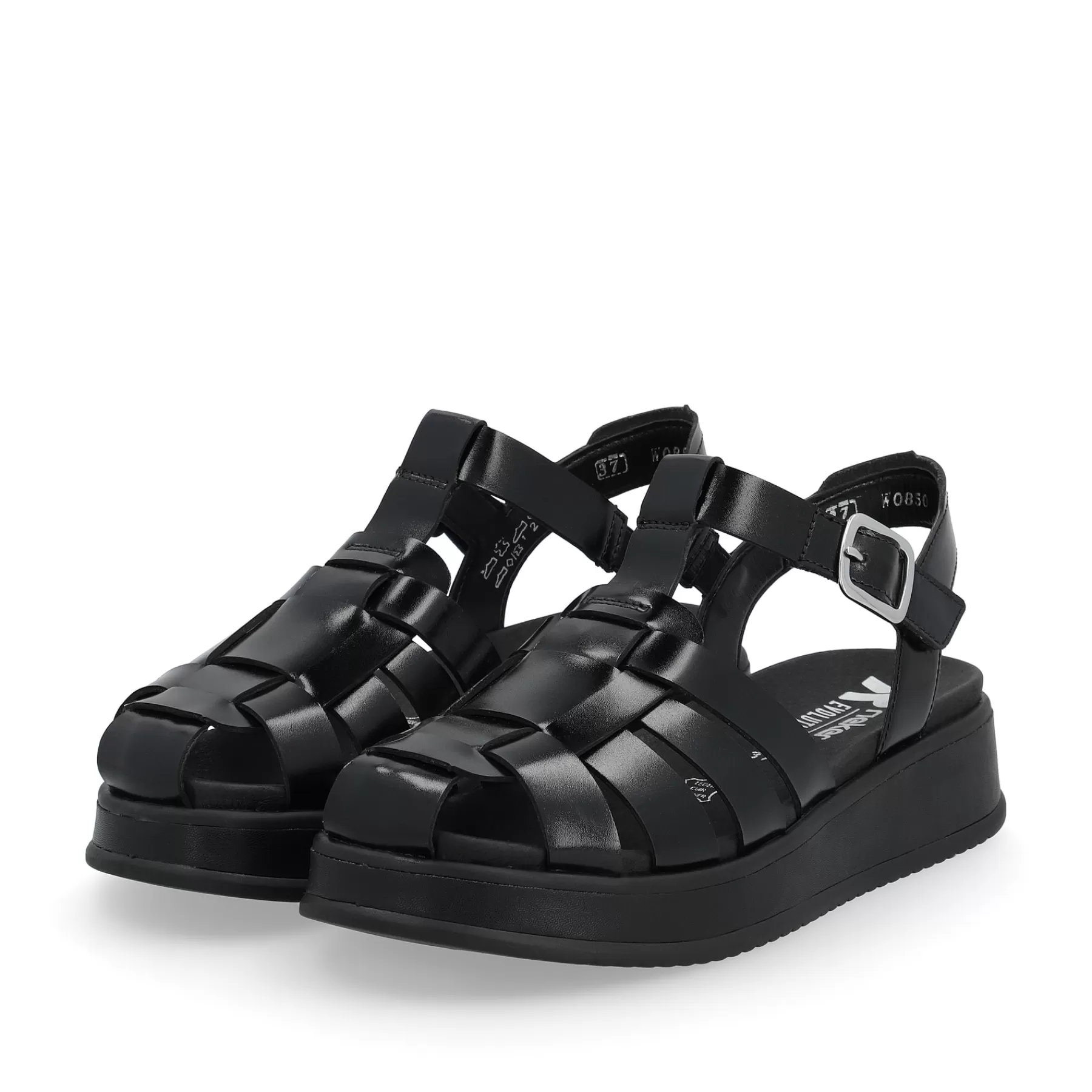 Cheap Damskie Sandaly Z Paskami Noir Damski Sandaly I Sandaly