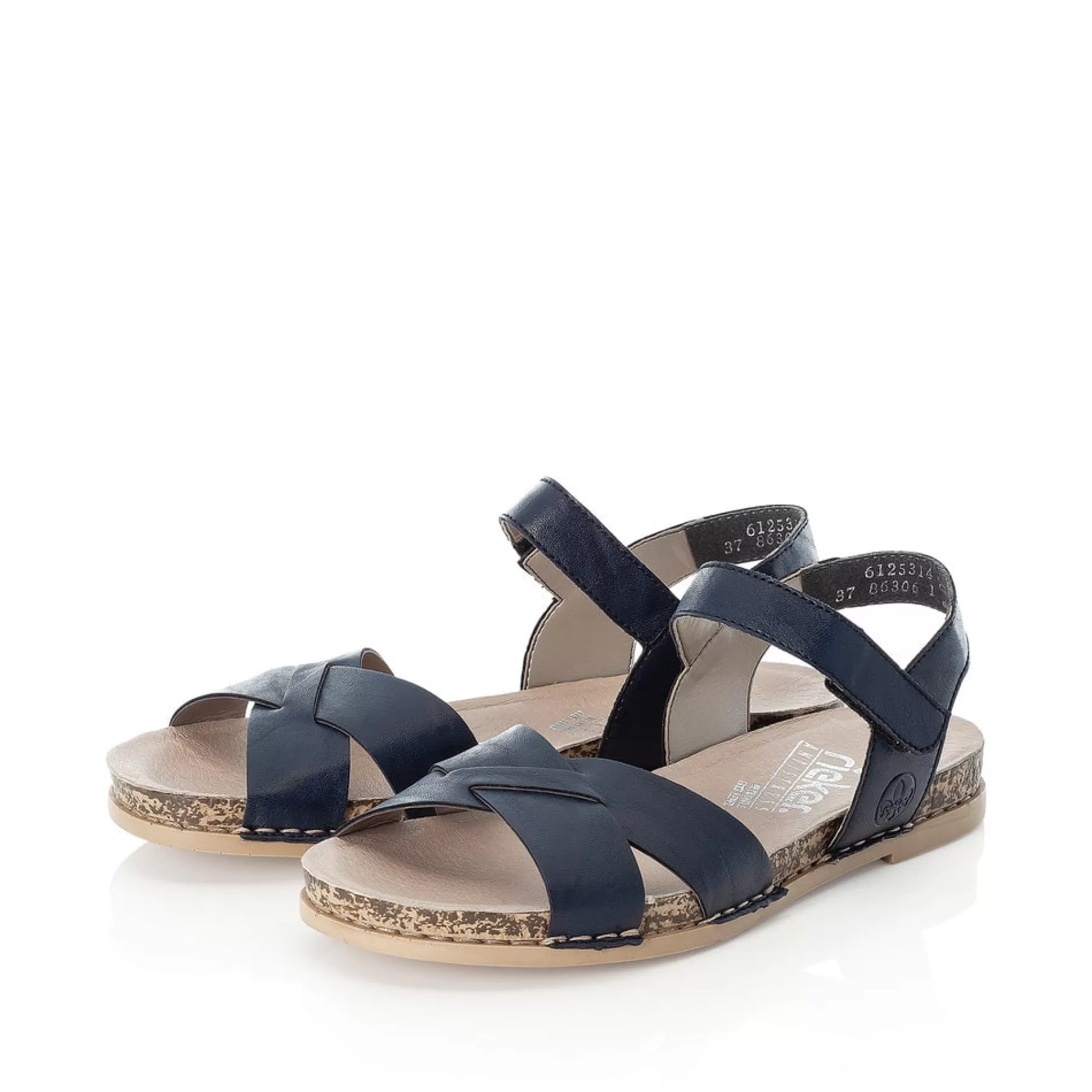 Clearance Damskie Sandaly Z Paskami W Kolorze Blekitu Pacyfiku Damski Sandaly I Sandaly