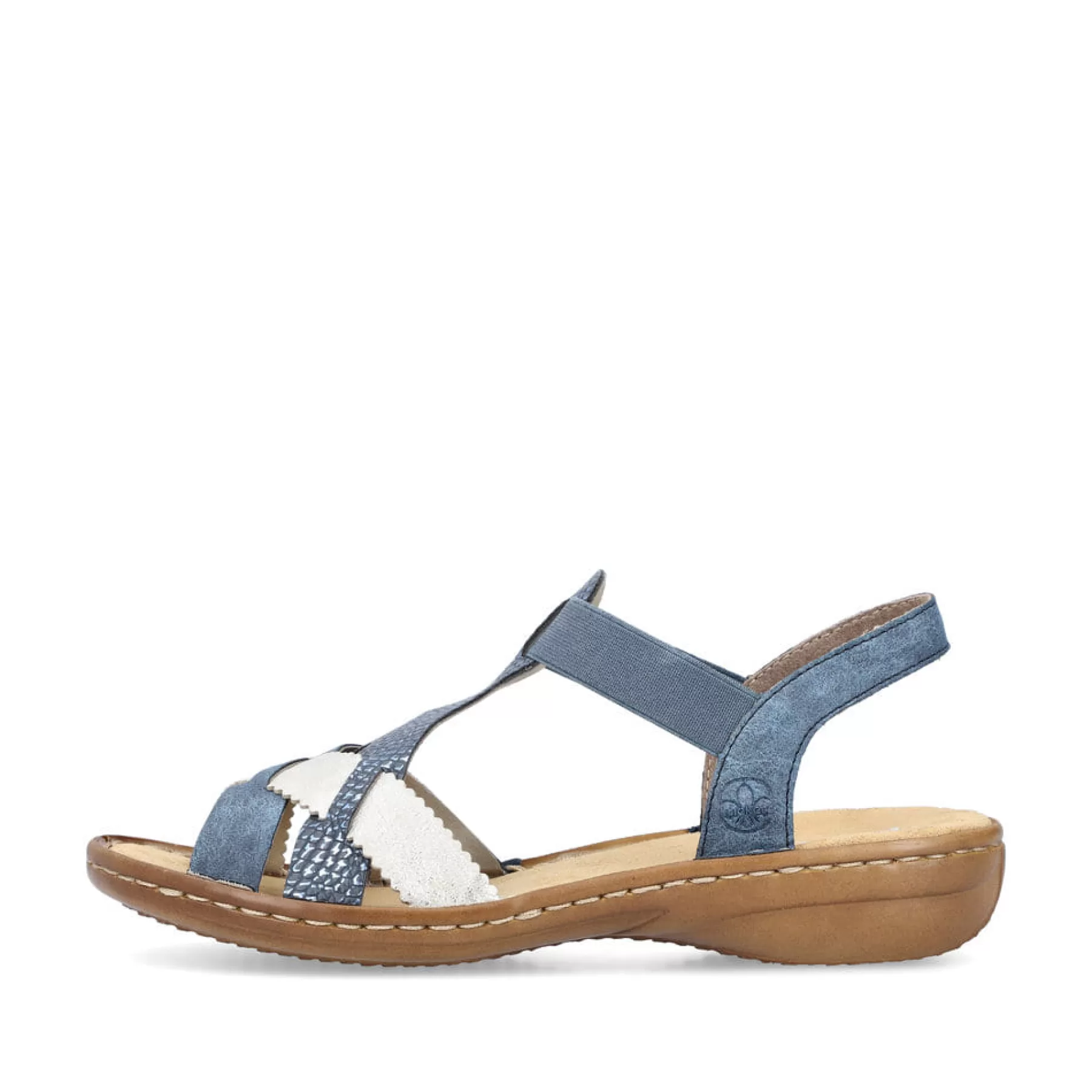 Shop Damskie Sandaly Z Paskami W Kolorze Blekitu Pacyfiku Damski Sandaly I Sandaly