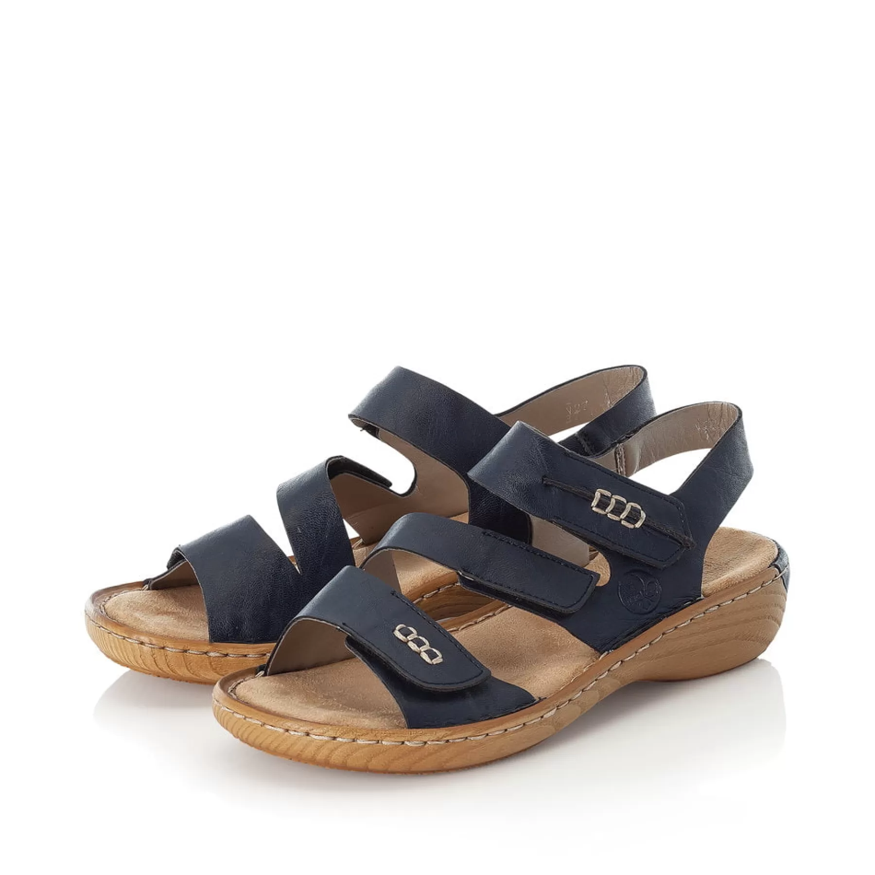 Outlet Damskie Sandaly Z Paskami W Kolorze Blekitu Pacyfiku Damski Sandaly I Sandaly